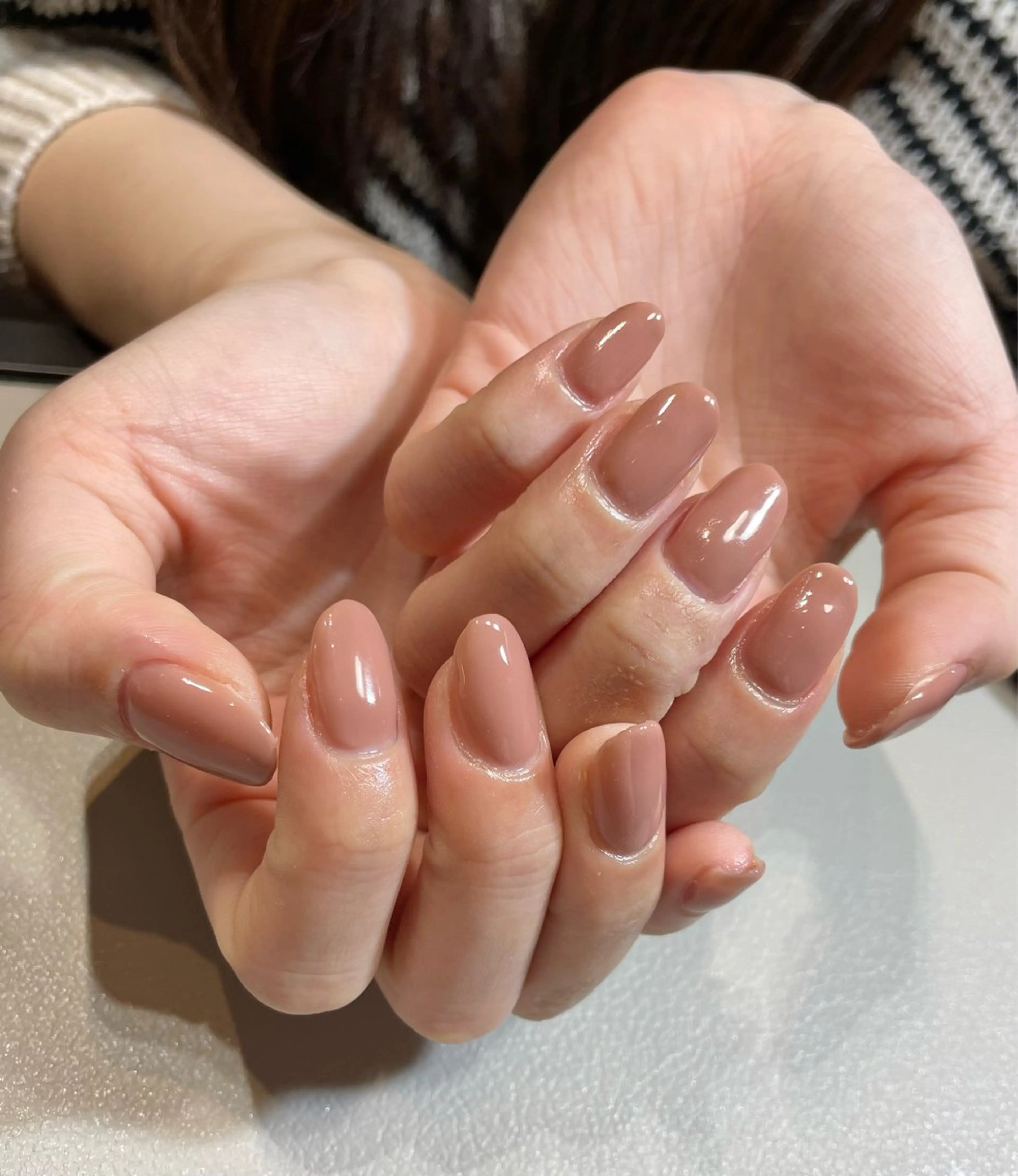 ネイル ワンカラーネイル ハンドネイル jujur HARUKA🌸のネイルデザイン