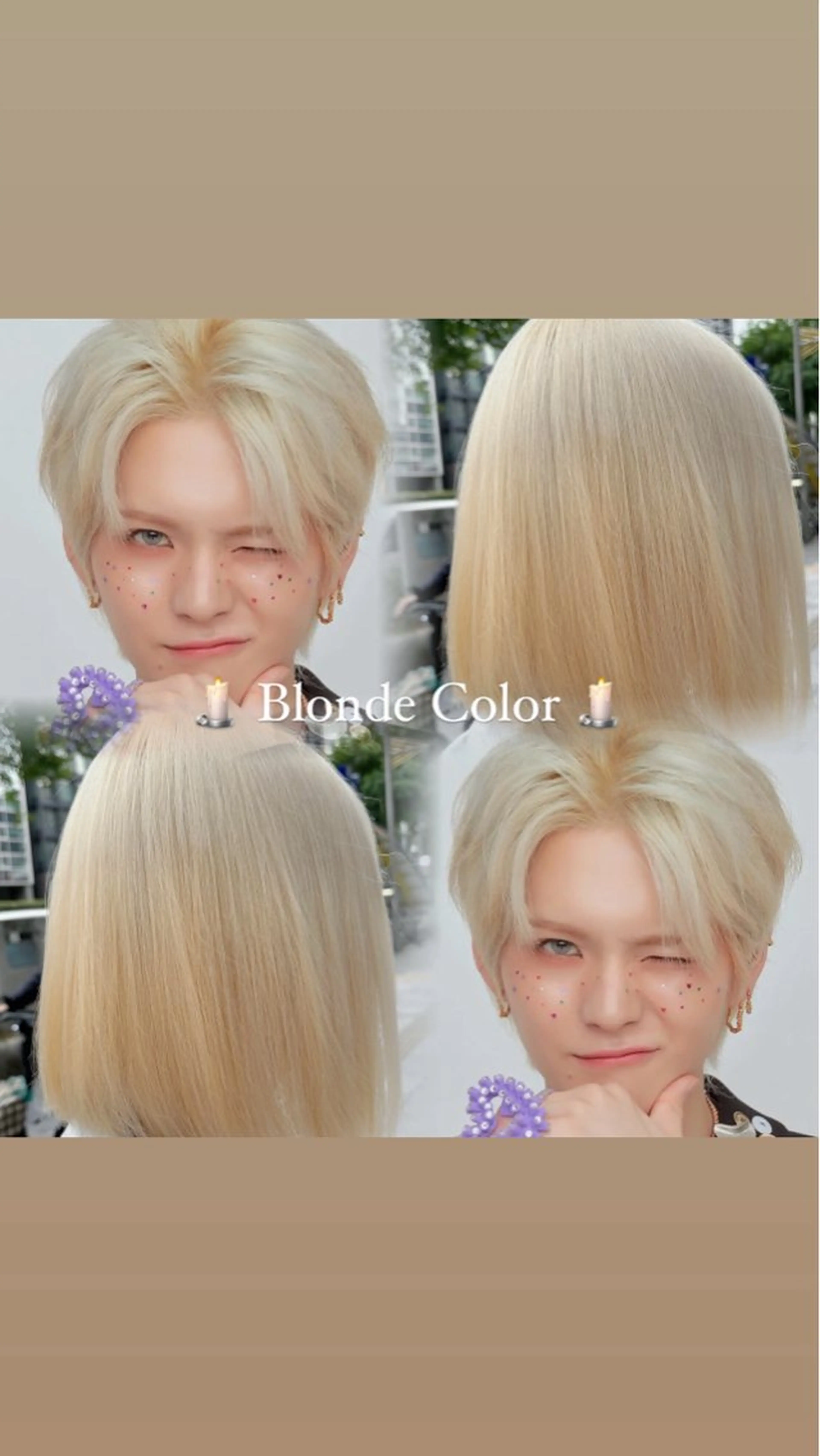 ミディアム カラー ブリーチ Nexus所属・艶髪ハイトーン特化 / moe 🦋のヘアスタイル