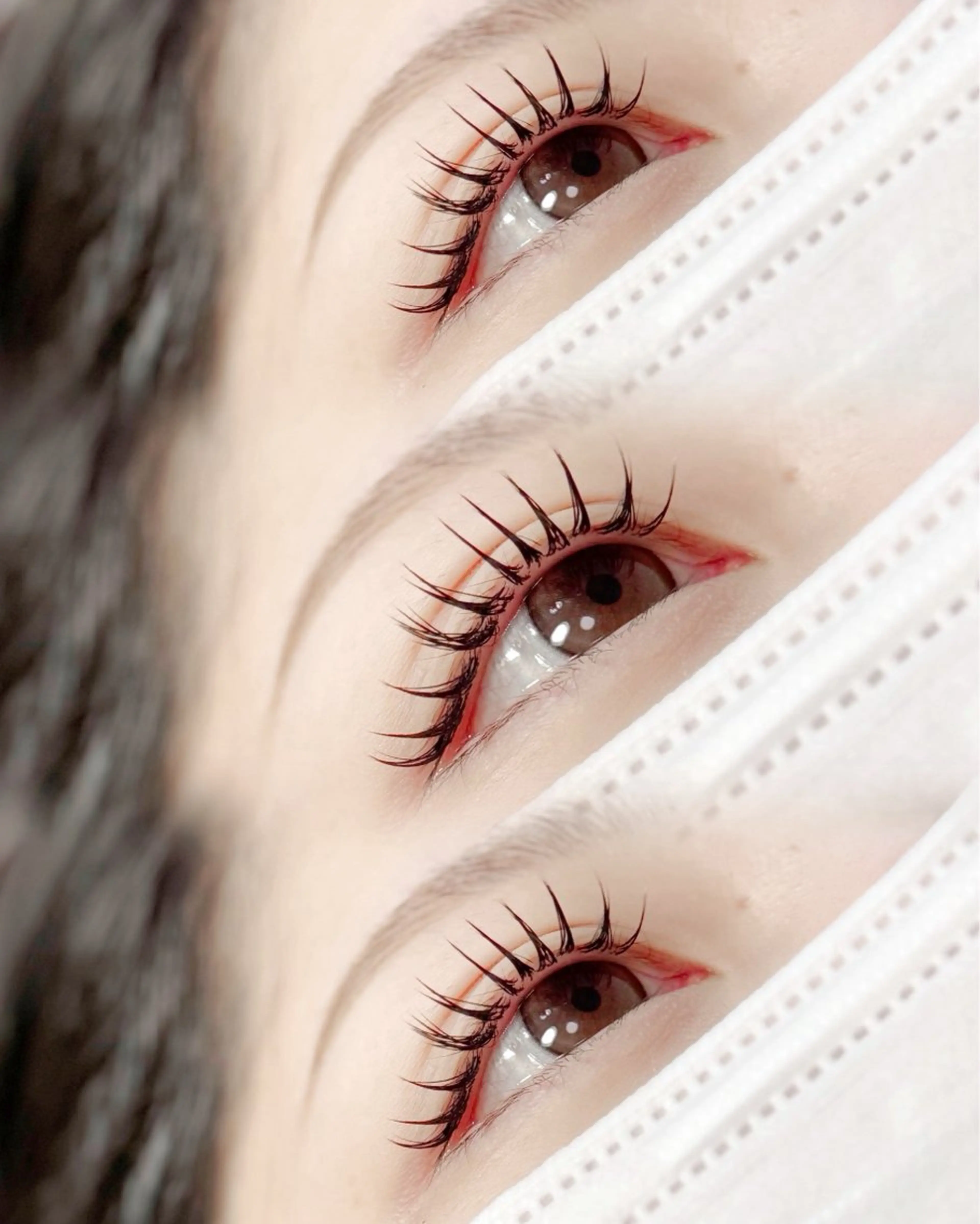 シングルラッシュリフト140本の写真