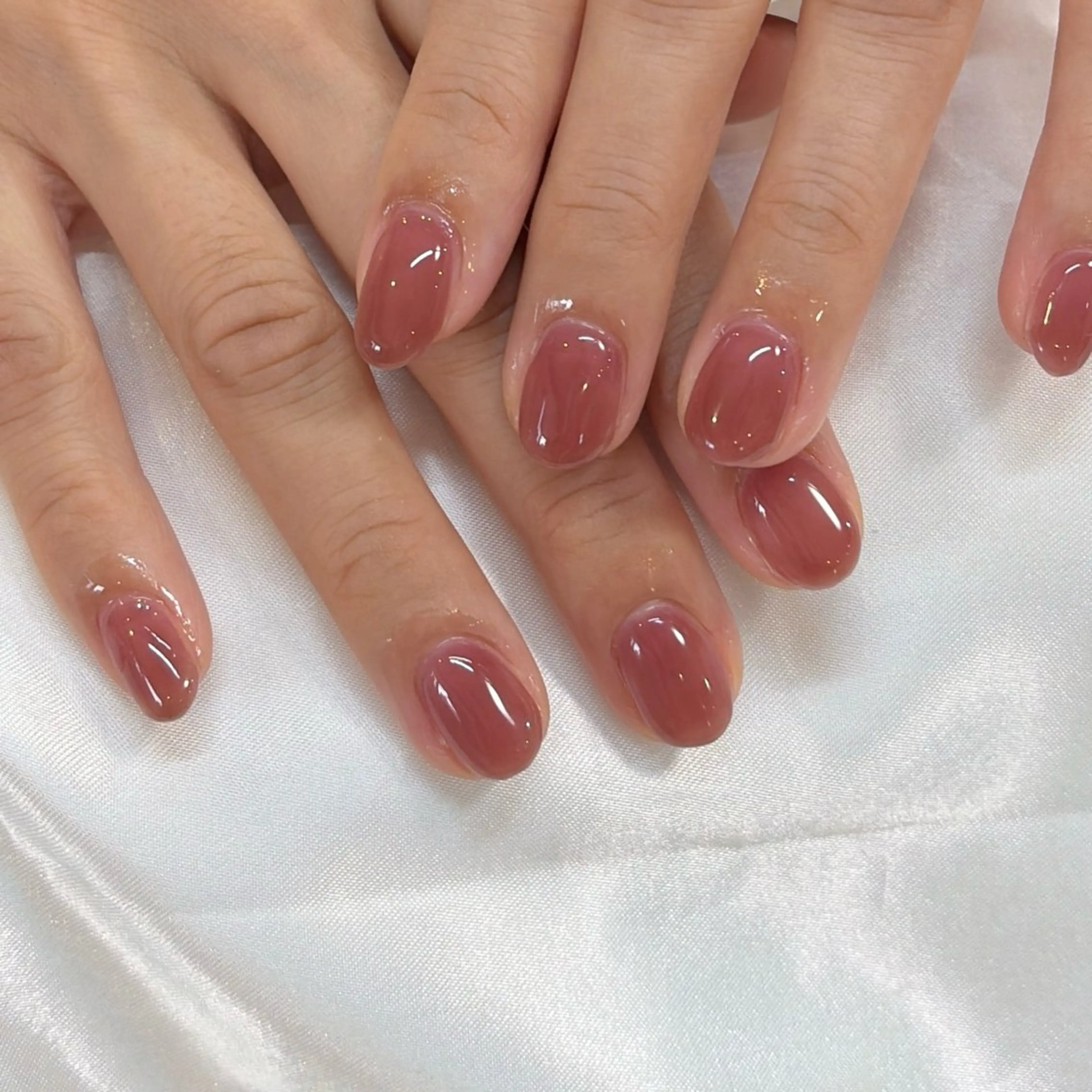 ネイル マグネットネイル ワンカラーネイル ワンホンネイル ハンドネイル lalaroom. nailsalon航空公園店所属・lala room.のネイルデザイン