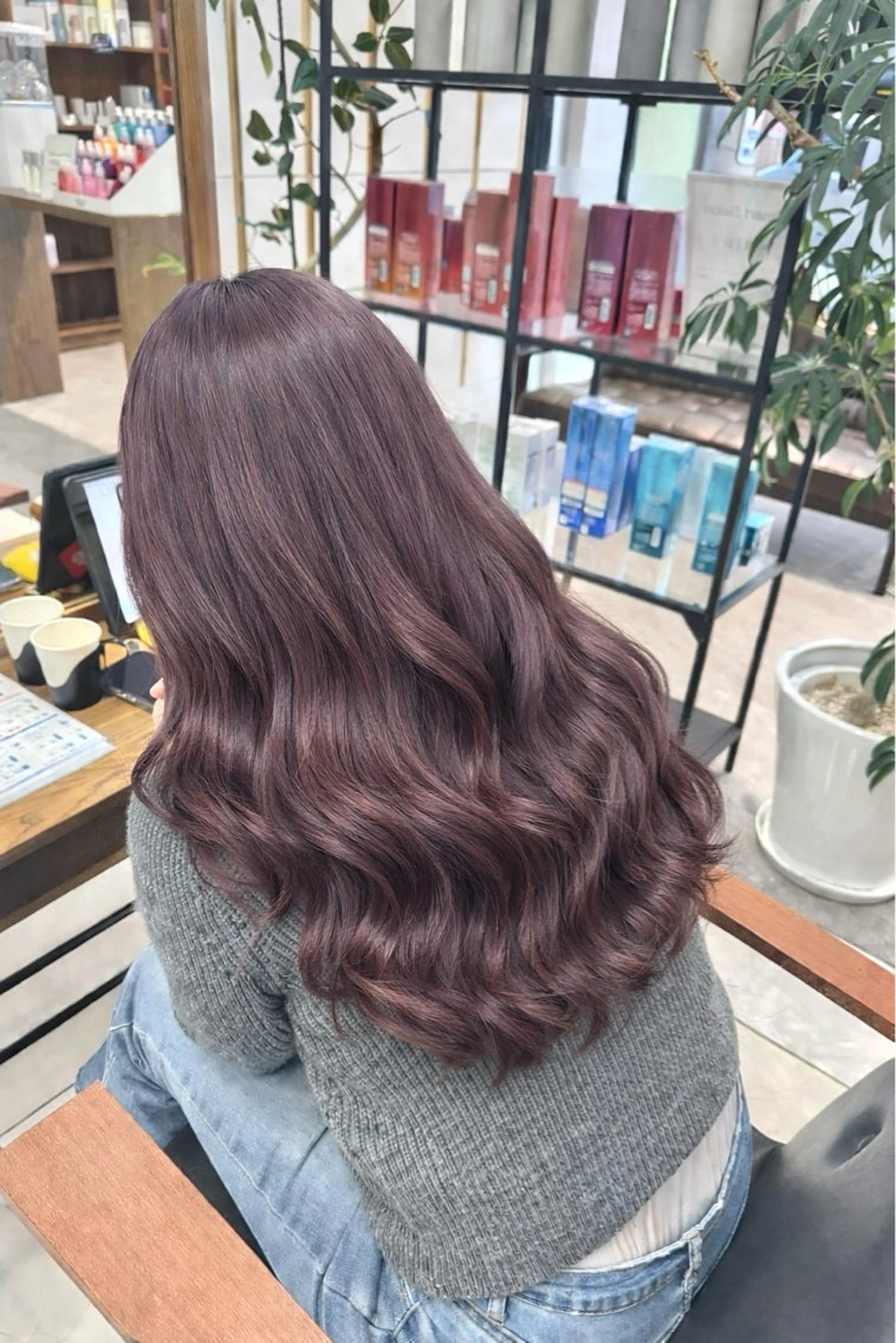 《3月限定メニュー💫》ブリーチありダブルカラー🎀＋オージュア4ステップトリートメントの写真