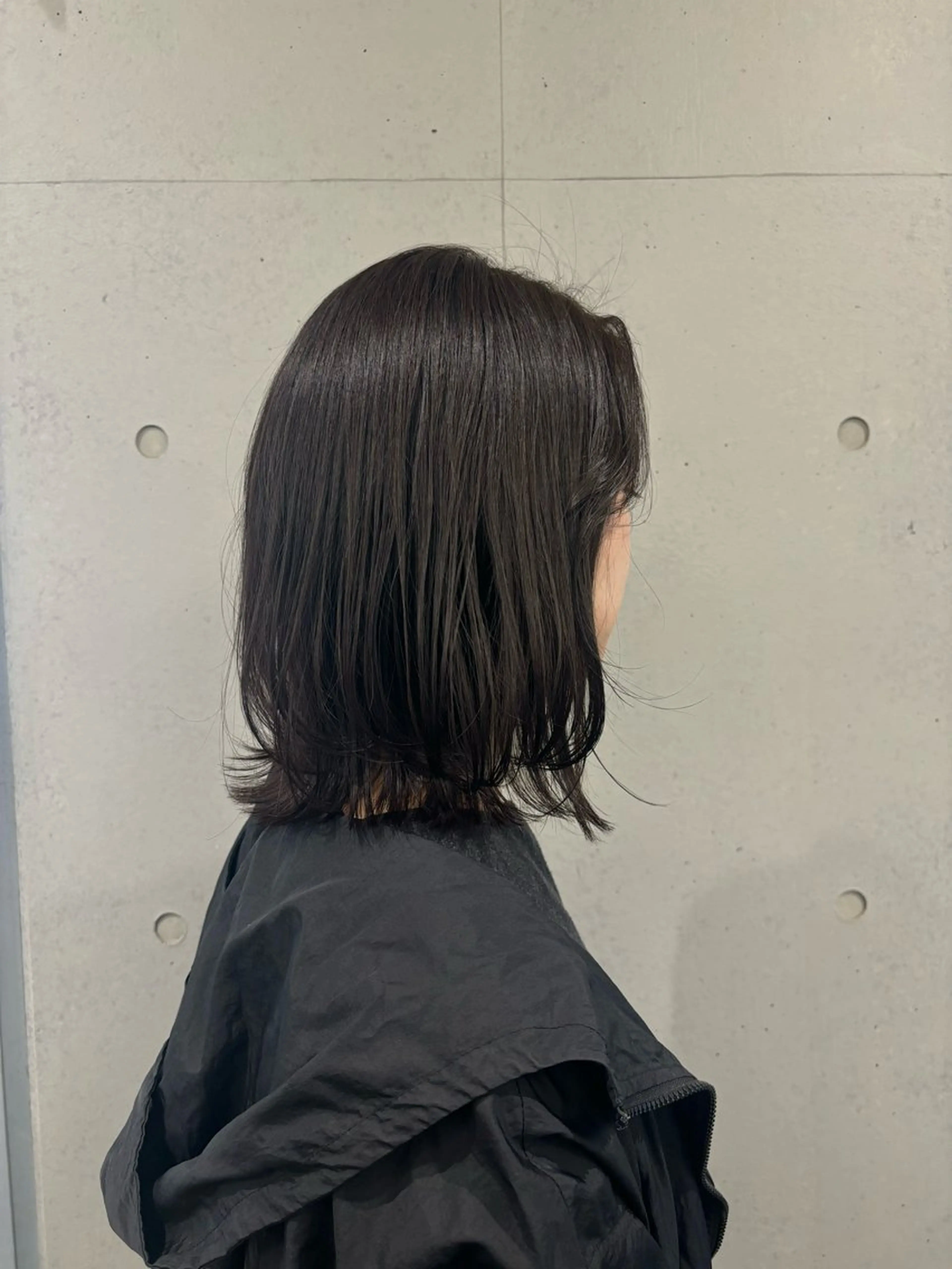 ミディアム ボブレイヤー ボブ レイヤーカット カット カット/暖色カラー/ rikako🌻のヘアスタイル