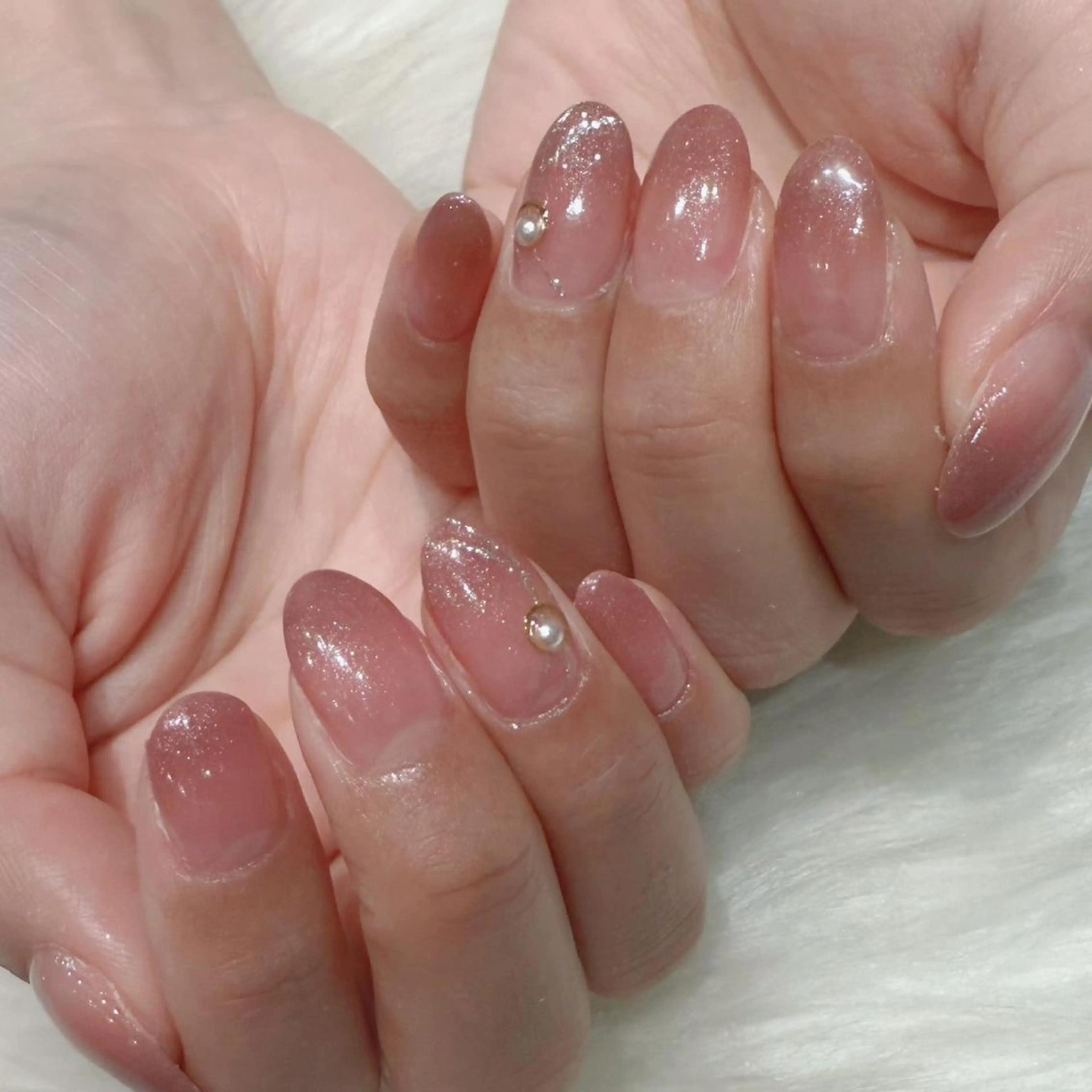 ネイル シンプルネイル ハンドネイル Kanai Harukaのネイルデザイン