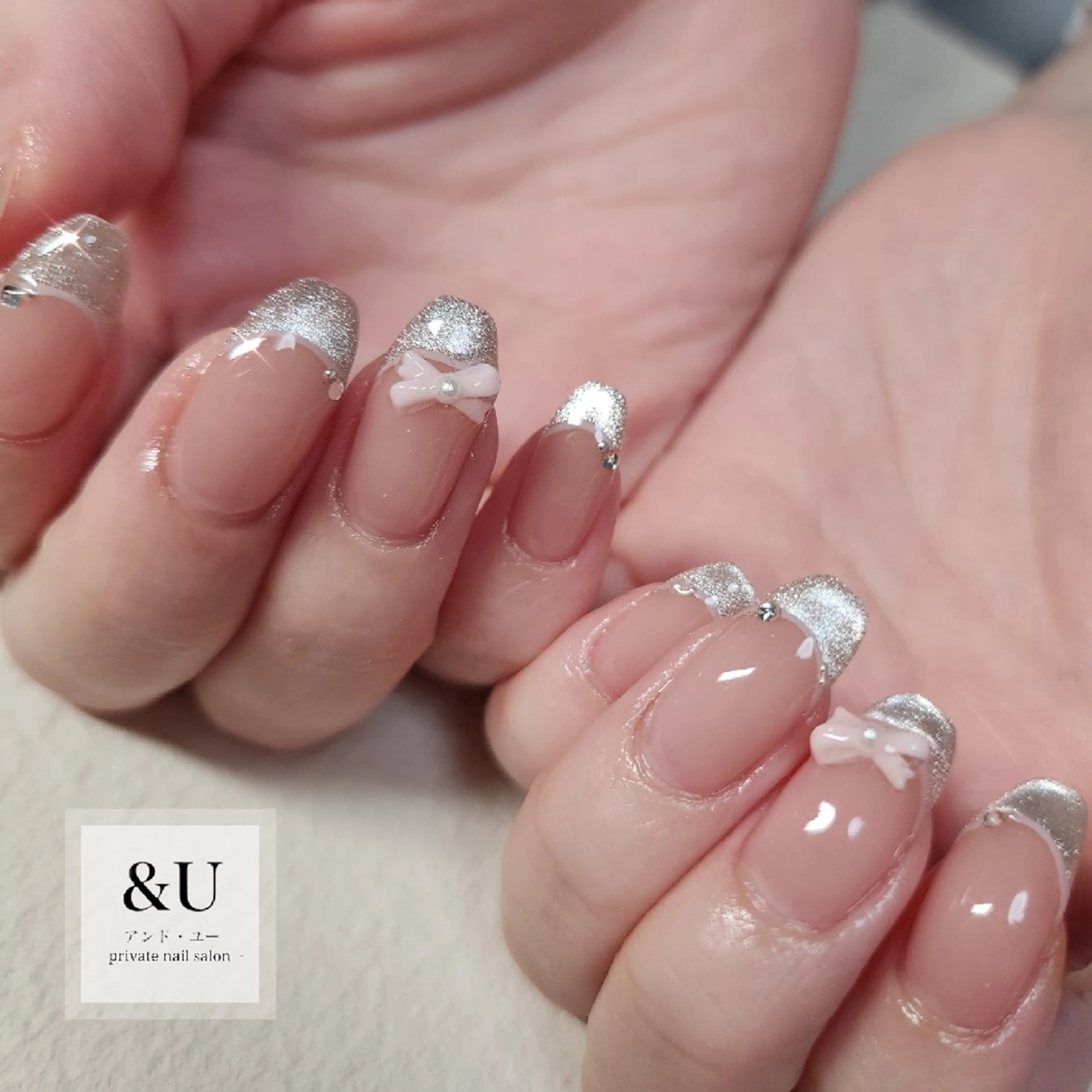 ネイル ロングネイル 持ち込み ハンドネイル ＆Ｕ (アンド・ユー)のネイルデザイン
