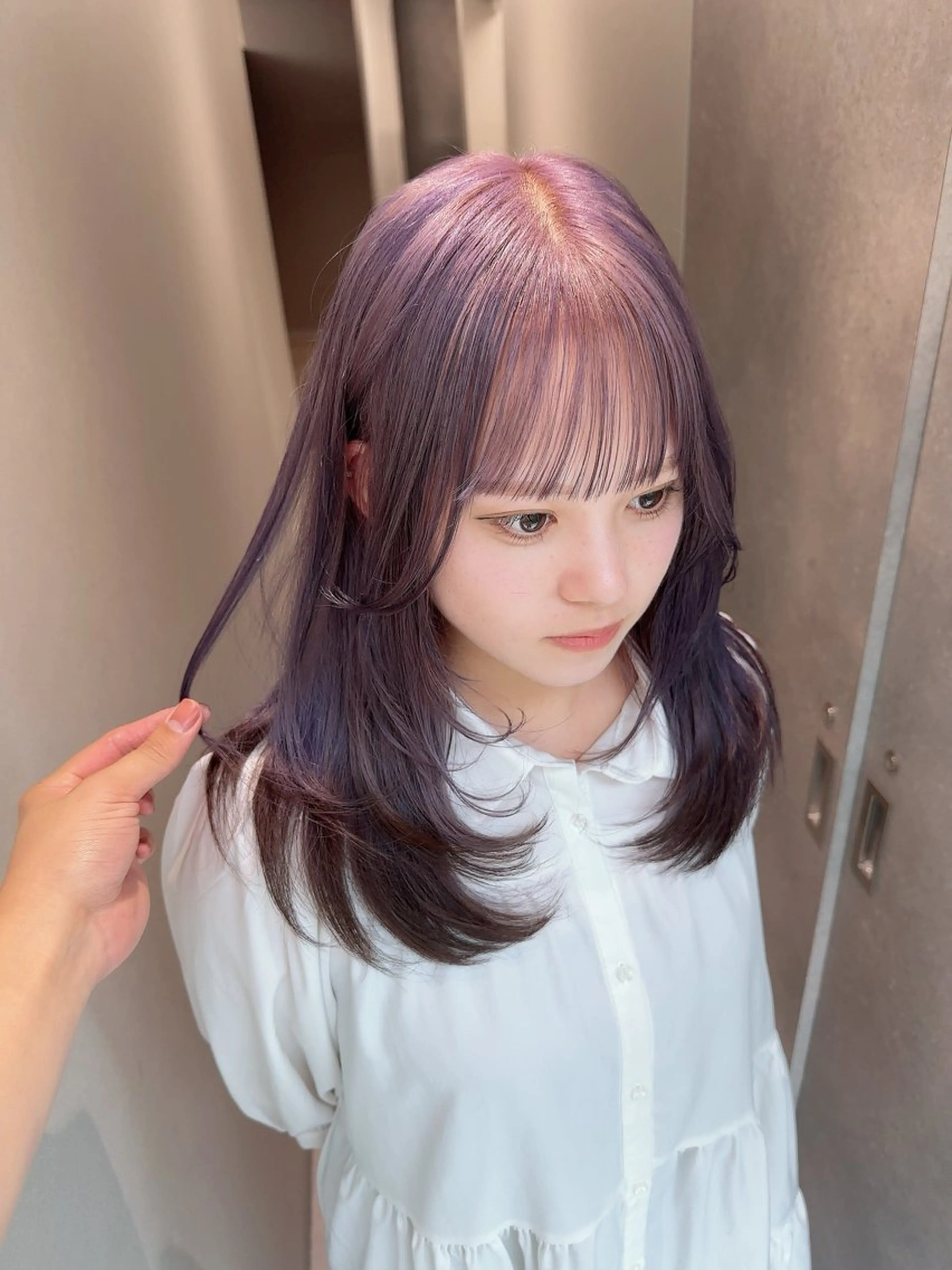 カラー VEGA天神 ブリーチのヘアスタイル