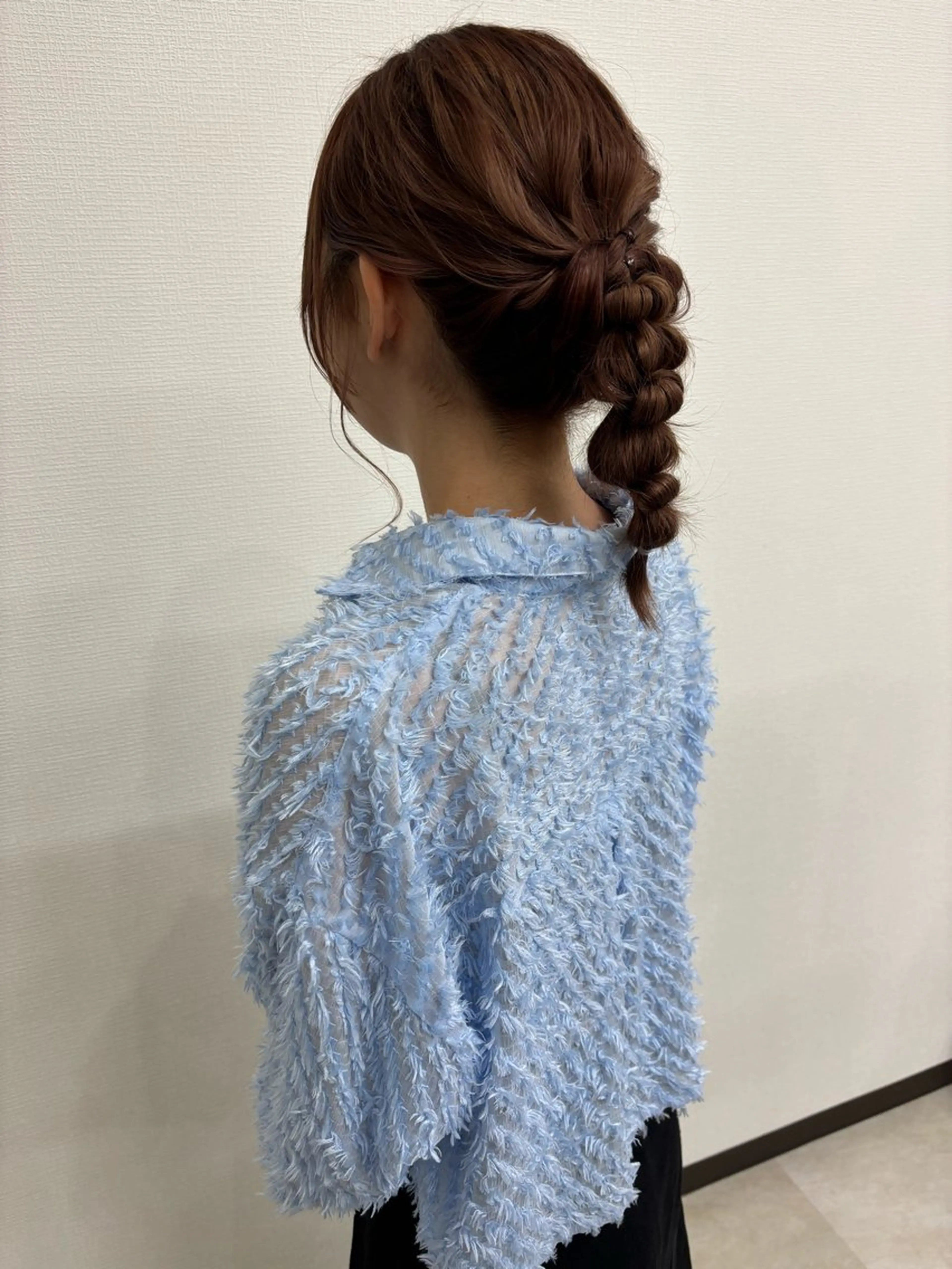 ミディアム ヘアセット 刈り上げカットモデル 👗SHIZUKAのヘアスタイル