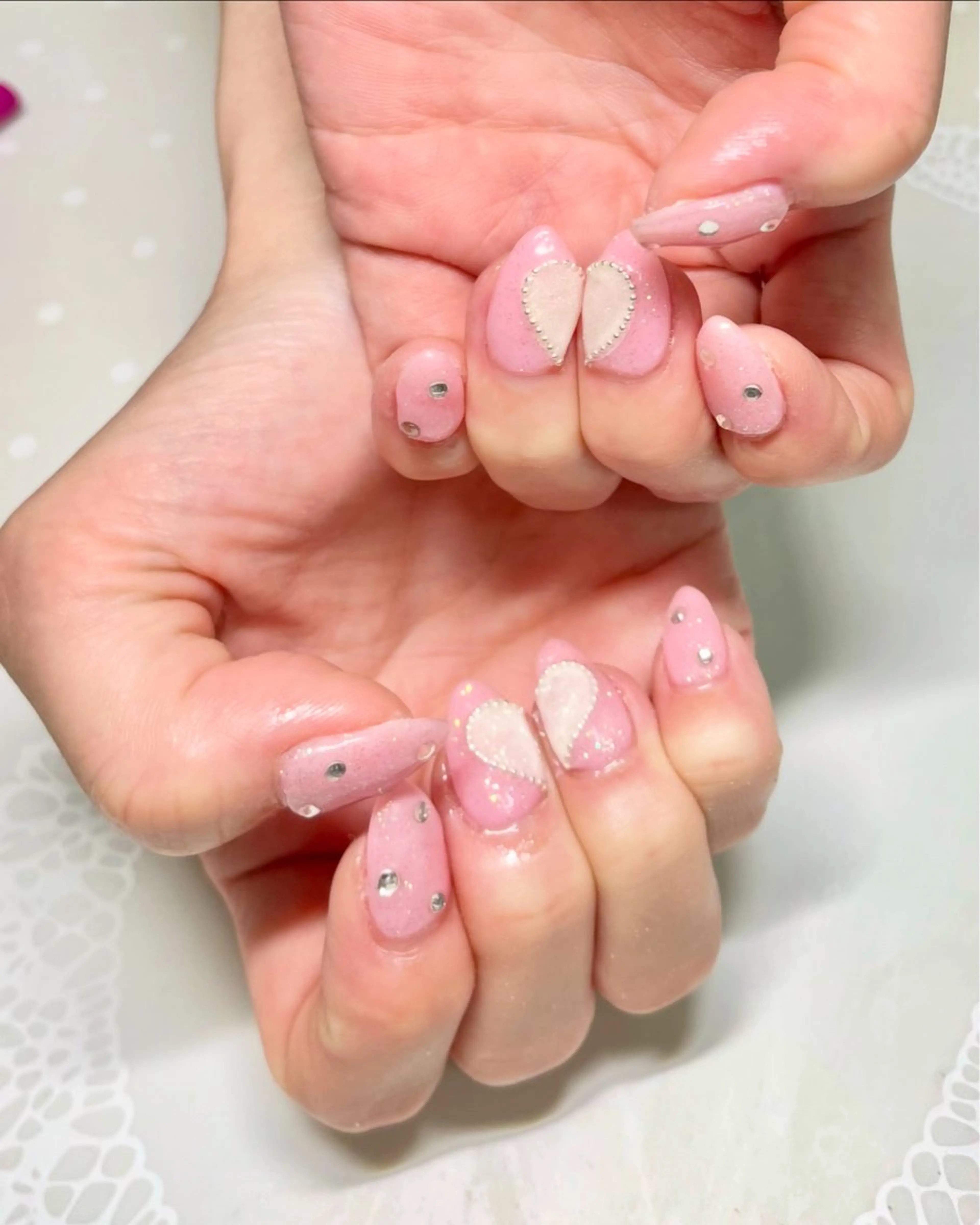 ネイル ハート 新宿ネイルサロン ジェミディローサ所属・新宿ネイルサロン ジェミディローサのネイルデザイン