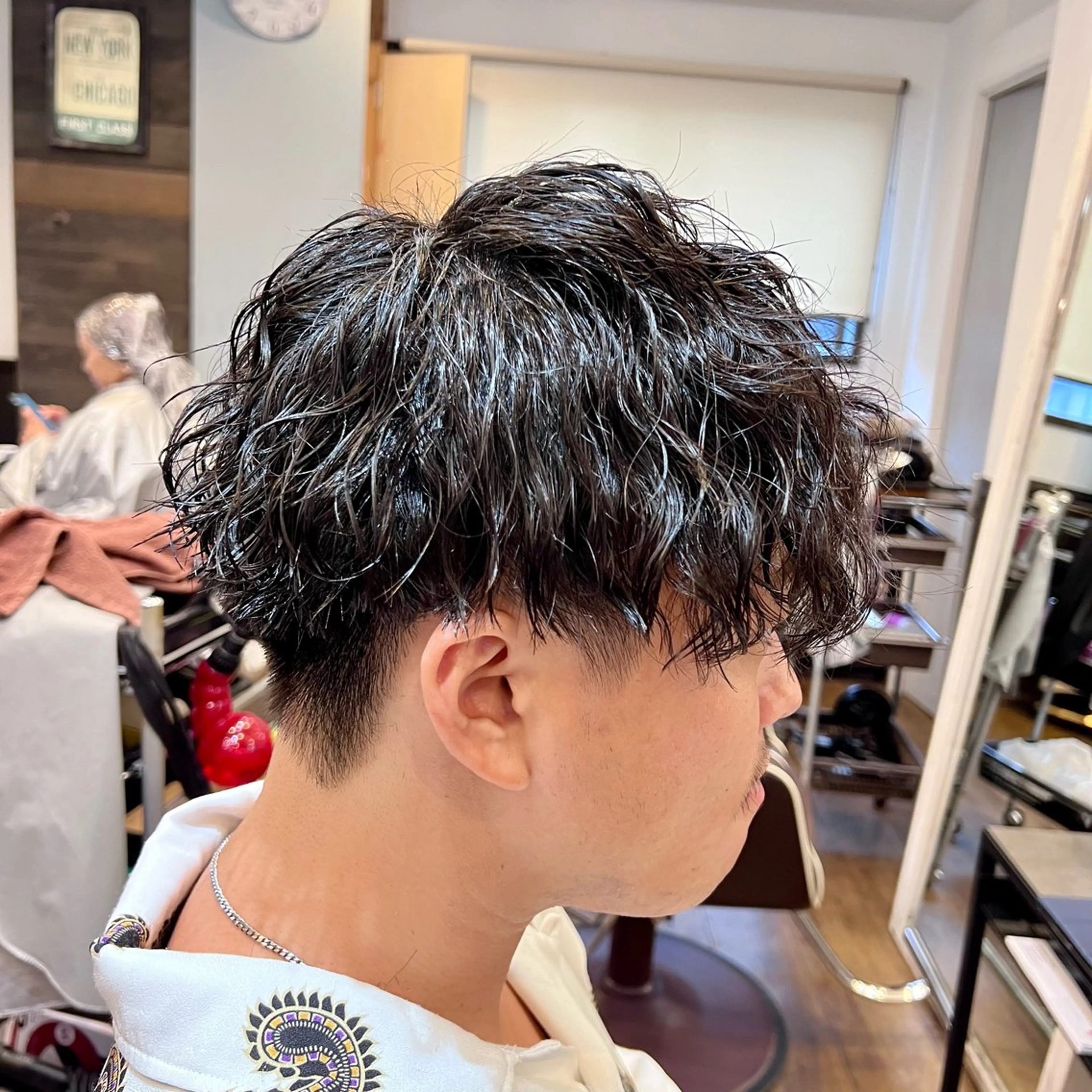 パーマ メンズ カット パーマ アグヘアーシータ所属・🤩メンズカット/ パーマ山本🤩のヘアスタイル
