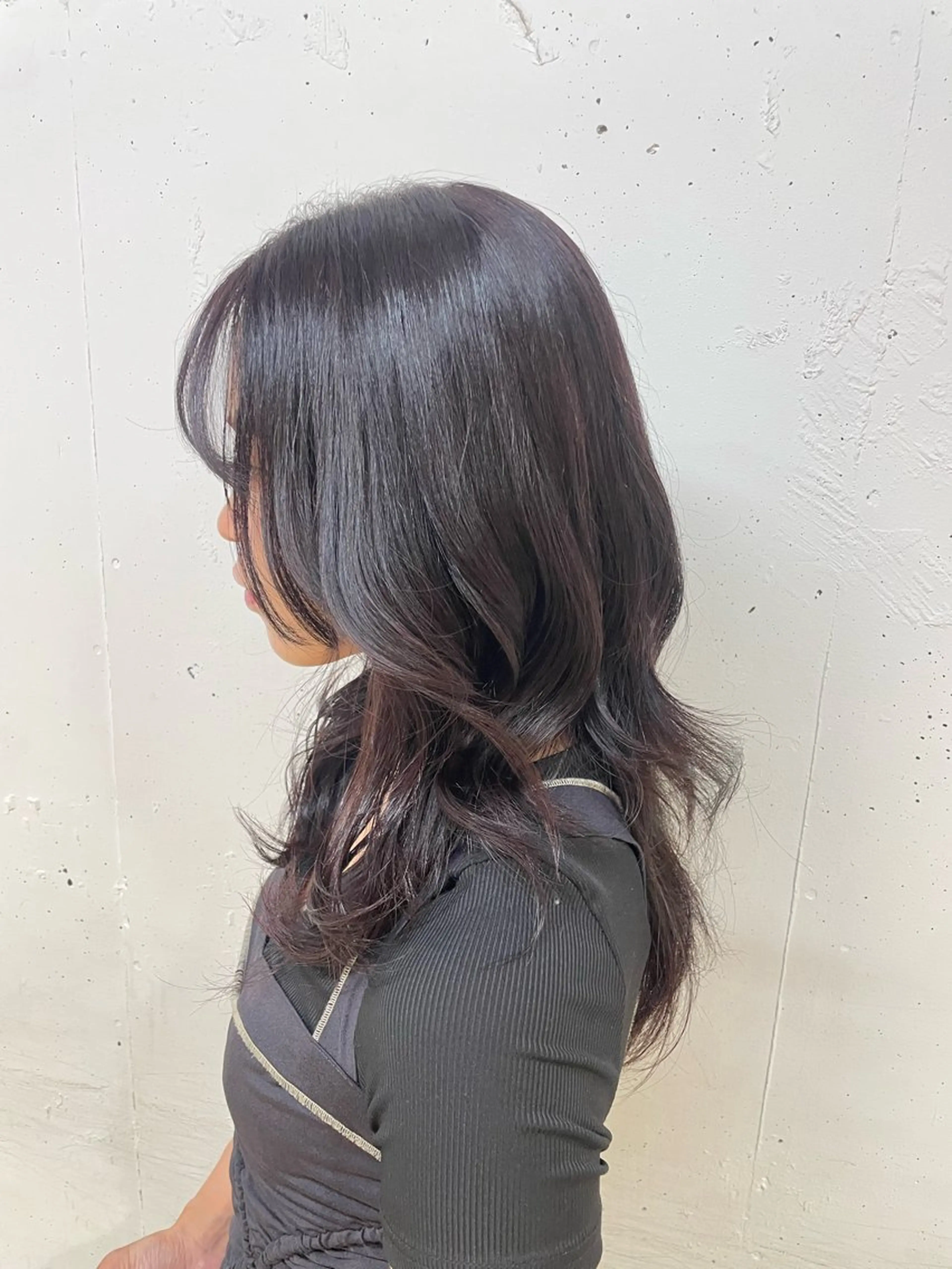 ミディアム 髪質改善/縮毛/新宿 🫧SUZUKA🫧のヘアスタイル