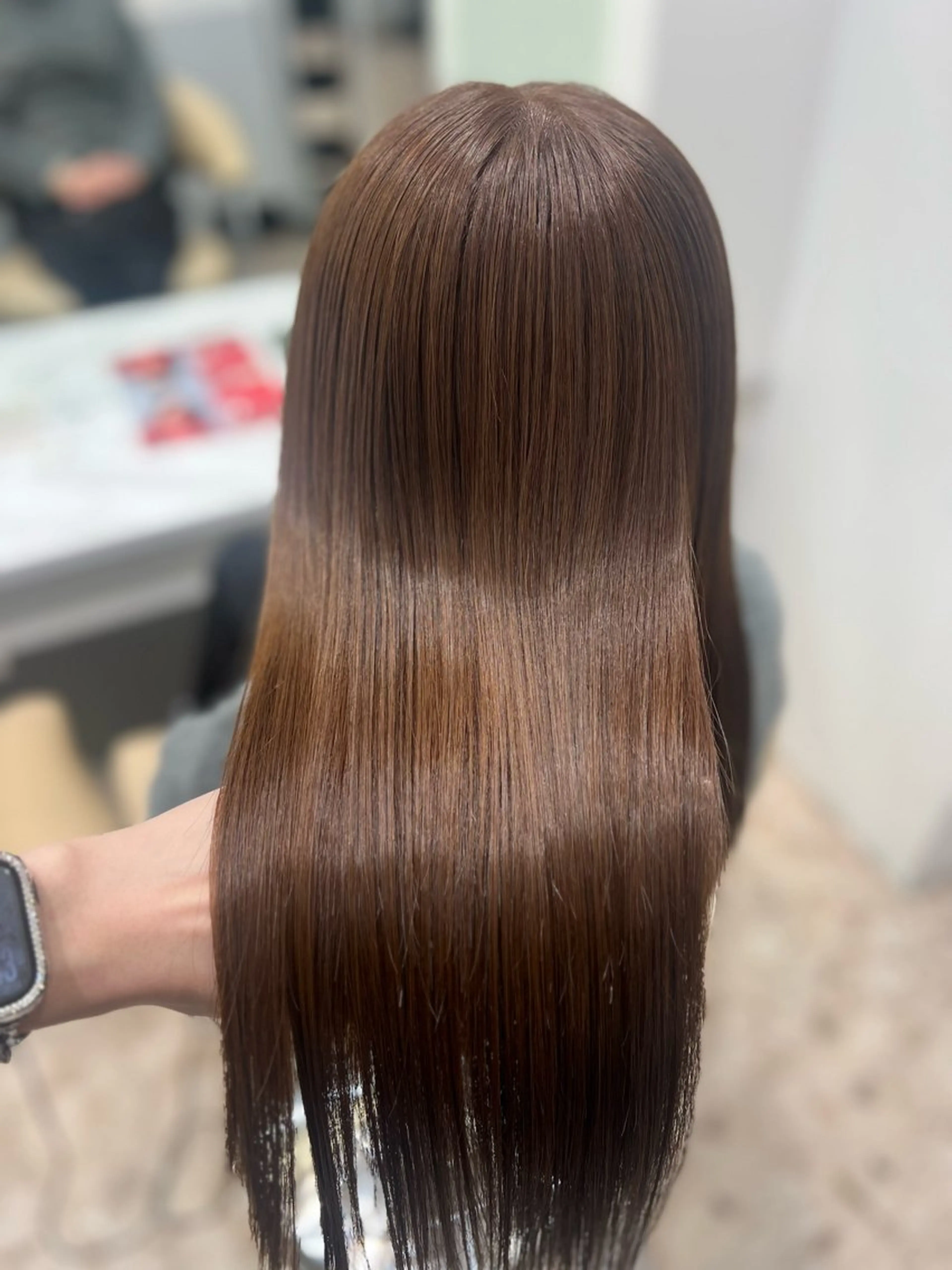 カラー 髪質改善/レイヤー/ 透明感カラー/桃谷翼のヘアスタイル