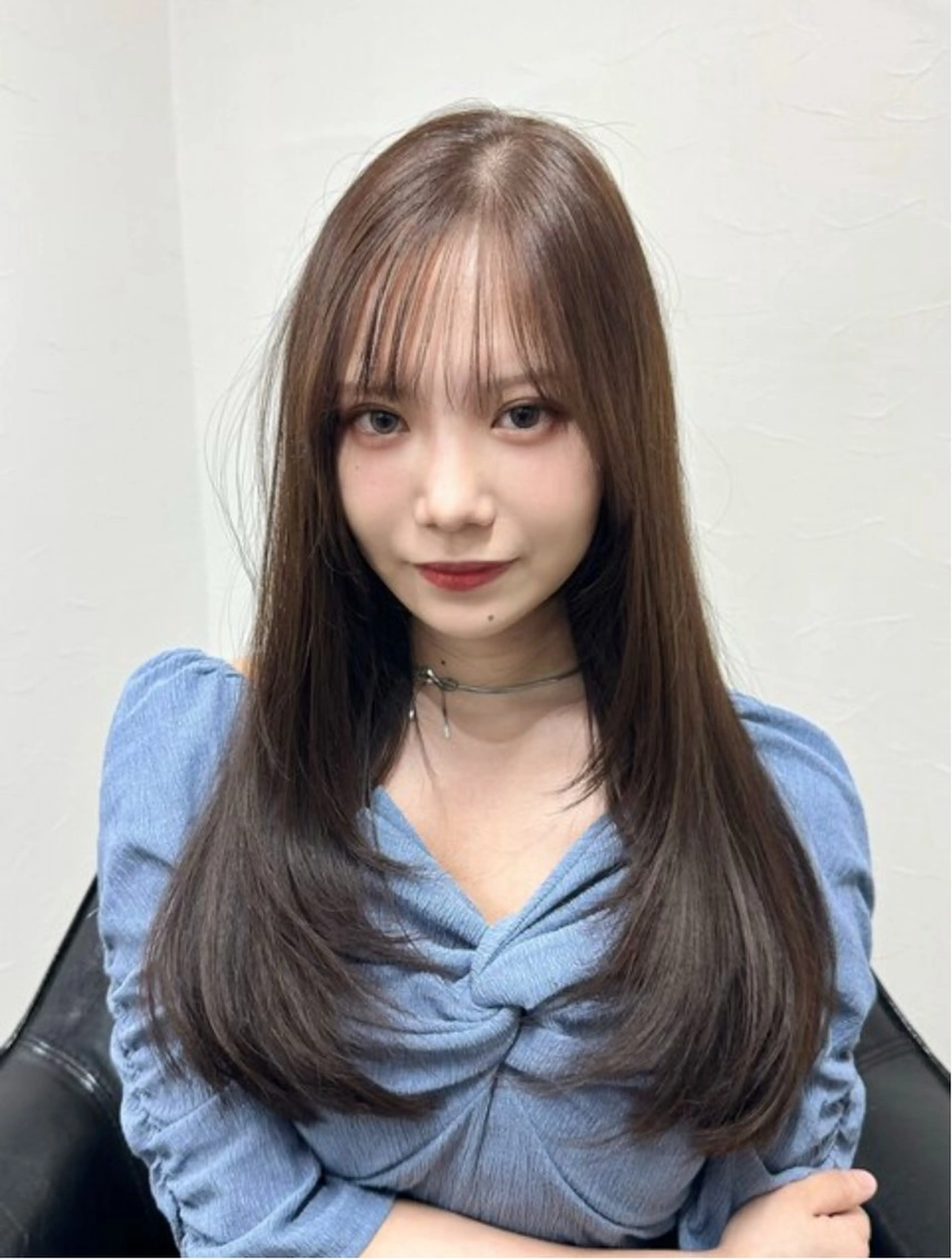 ロング カット ヘアカラー トリートメント レイヤー/韓国風 三好悠生のヘアスタイル