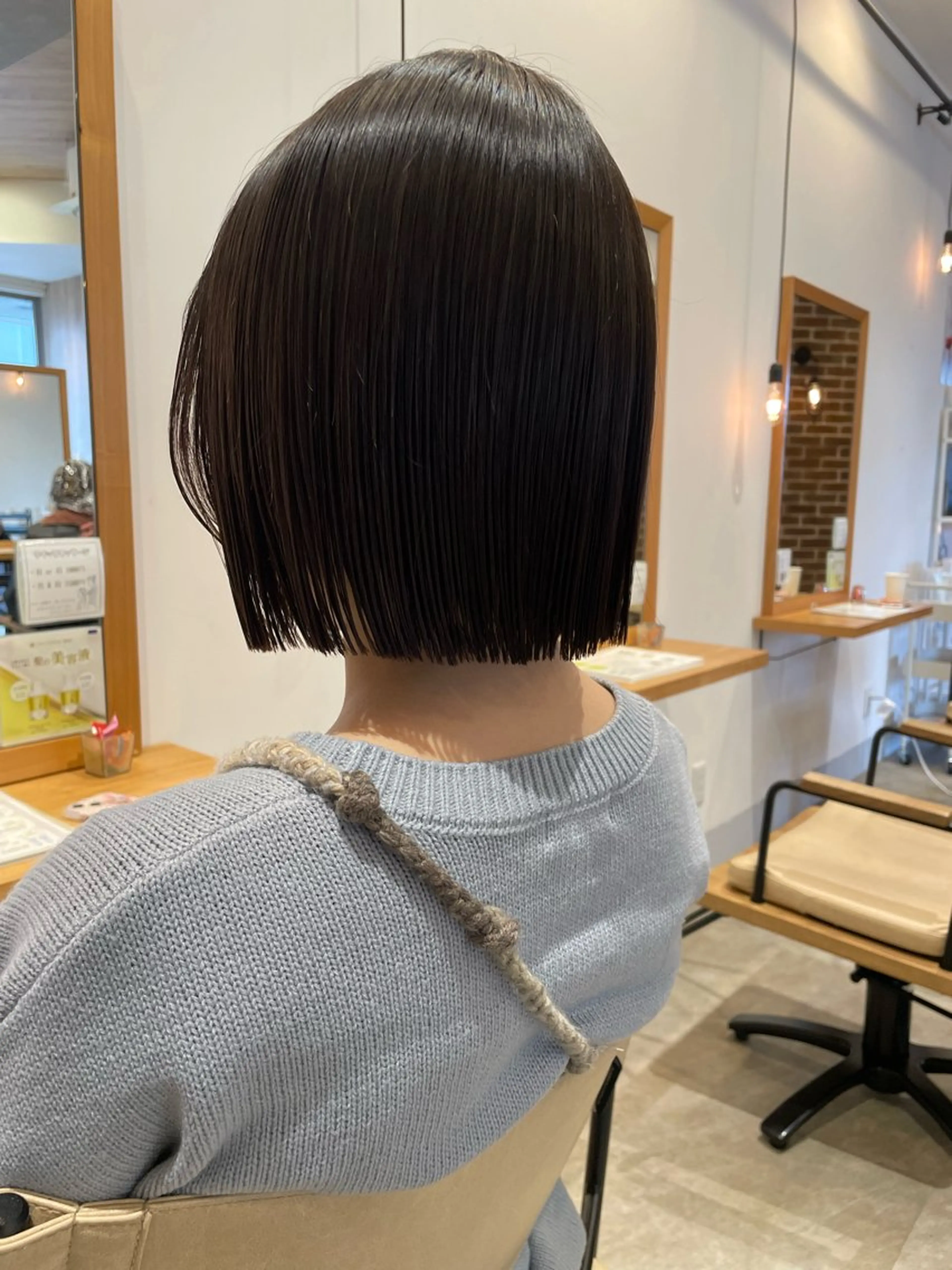 ミディアム ボブ s.coeur stella所属・田中 ゆいかのヘアスタイル
