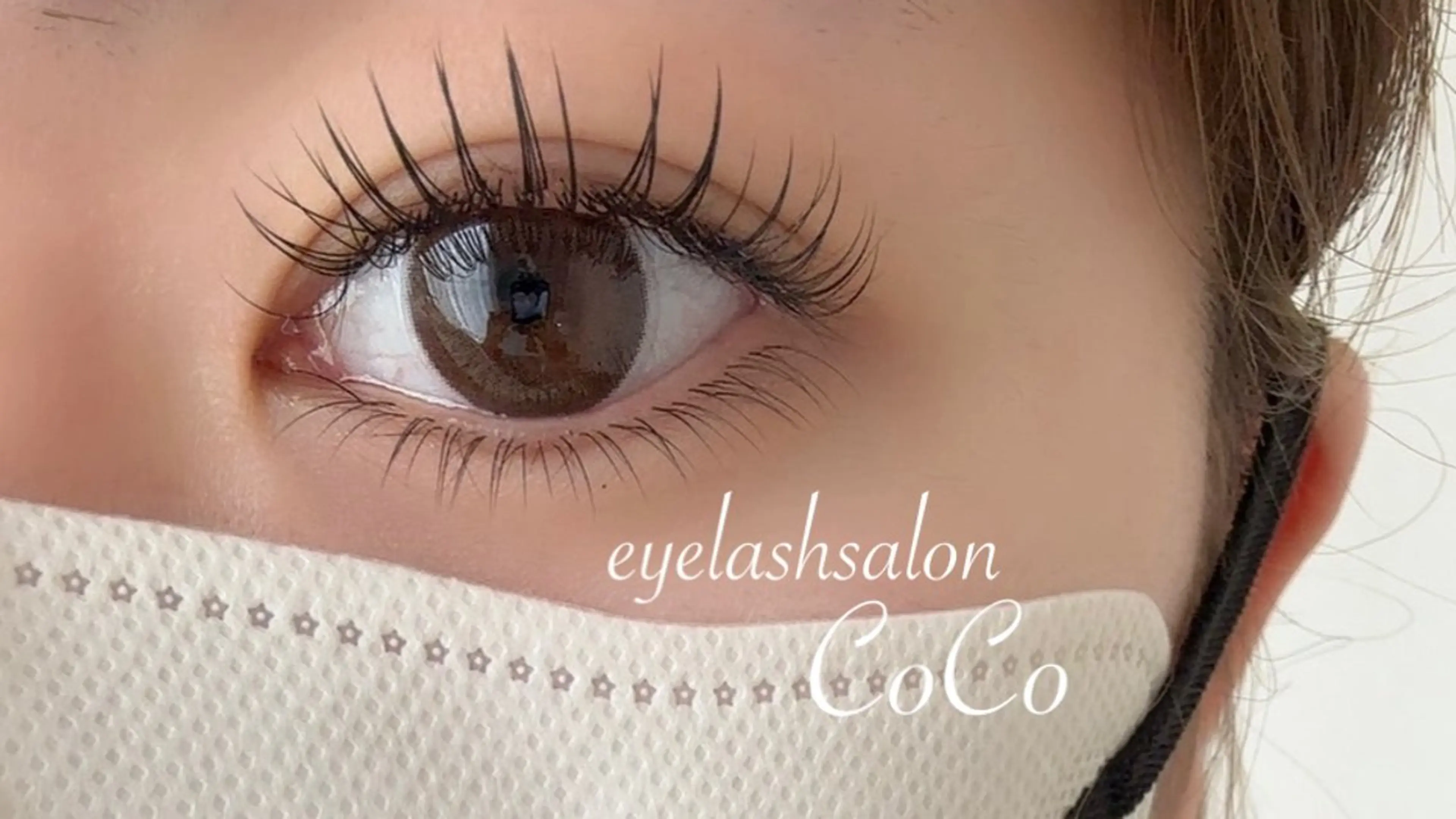 マツエク・マツパ 付け放題 フラットラッシュ セーブル Coco所属・Eyelash CoCoのマツエク・マツパデザイン