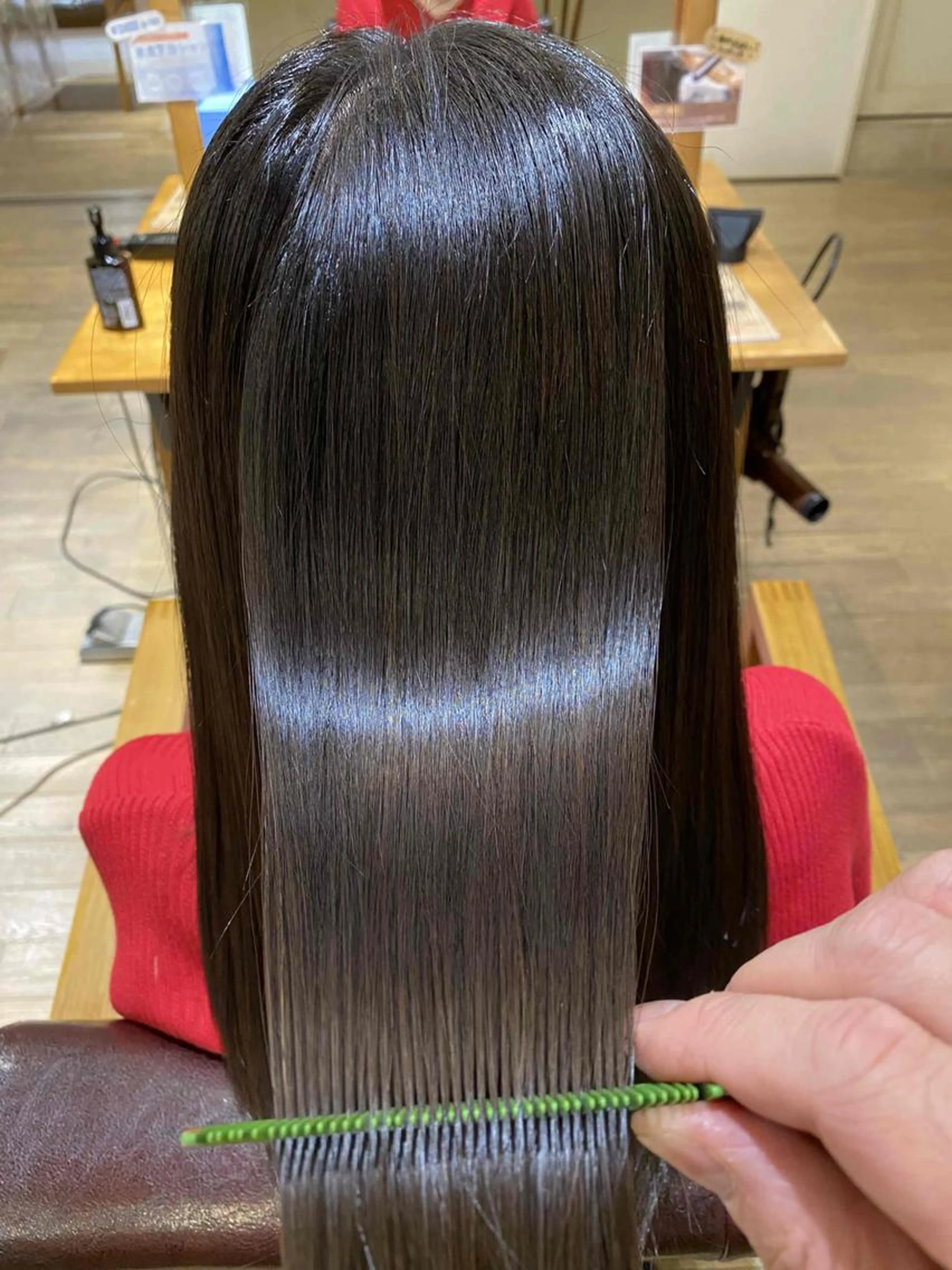 【💫柔らかツヤ髪に！今話題の美髪ストレート💫】カット＋美髪ストレート+最高級トリートメント (詳細を確認ください)の写真