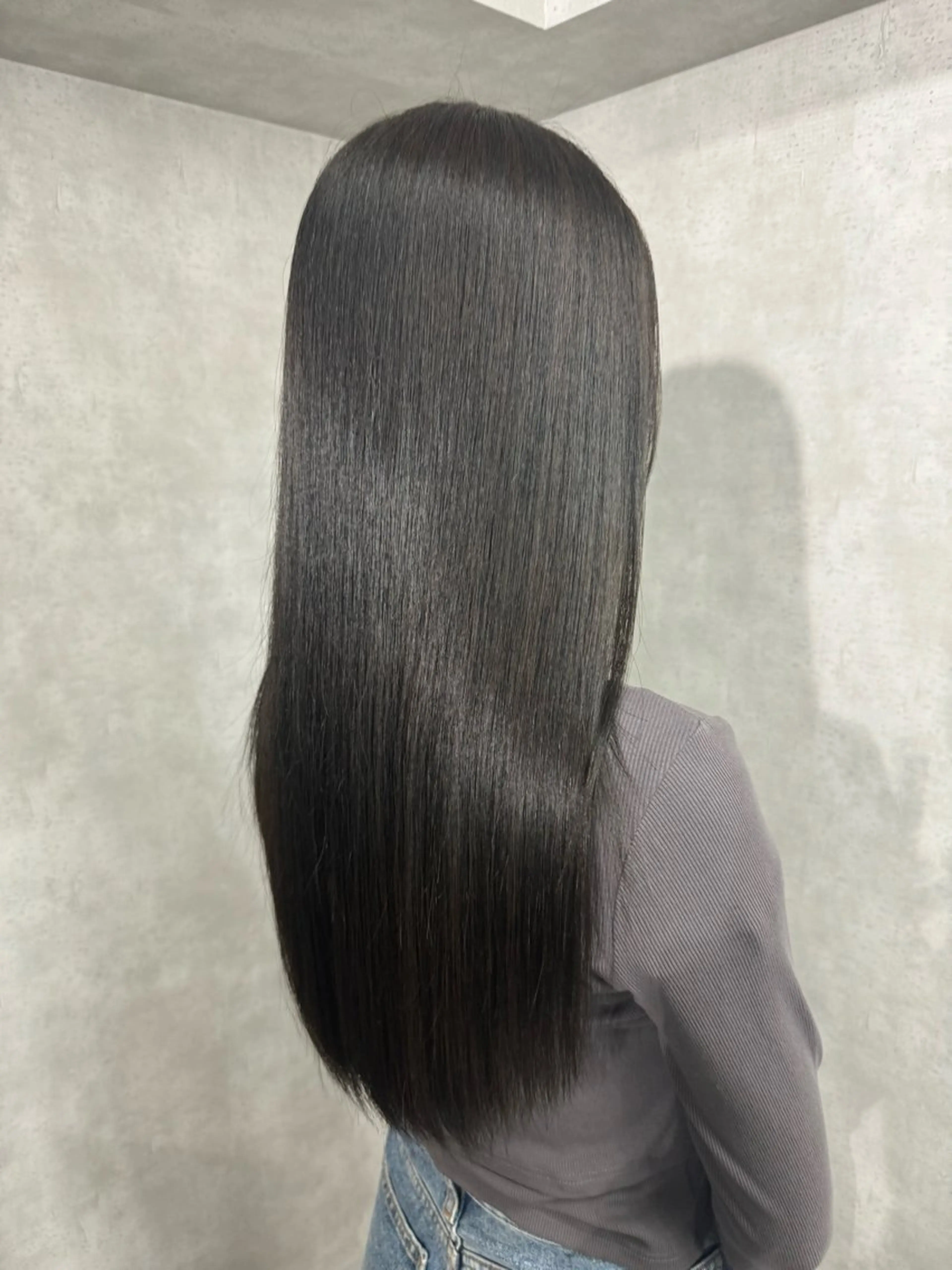 ロング トリートメント ヘアカラー トリートメント anon Loemのヘアスタイル