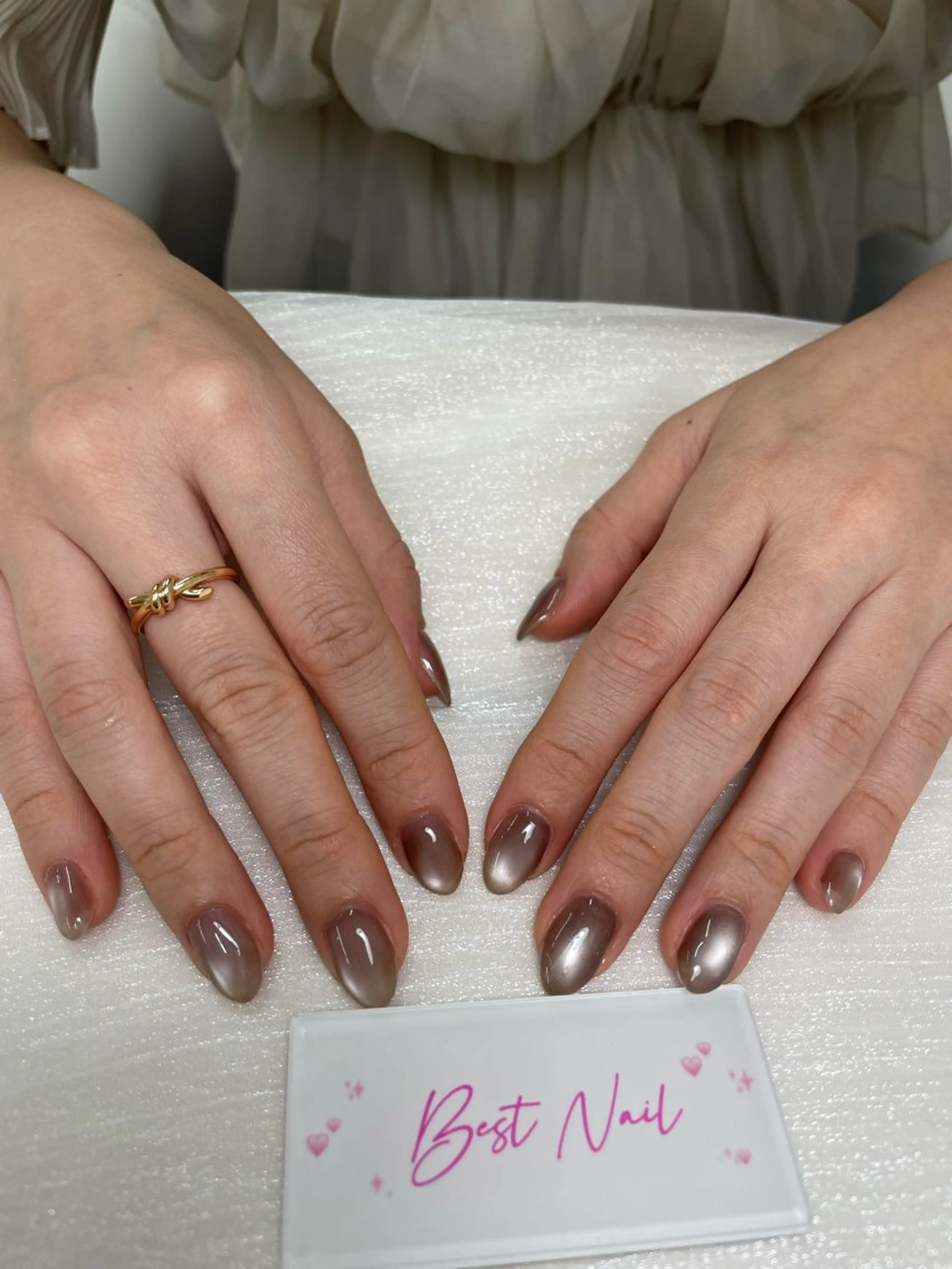 ネイル マグネットネイル ビー玉ネイル えん 清水のネイルデザイン