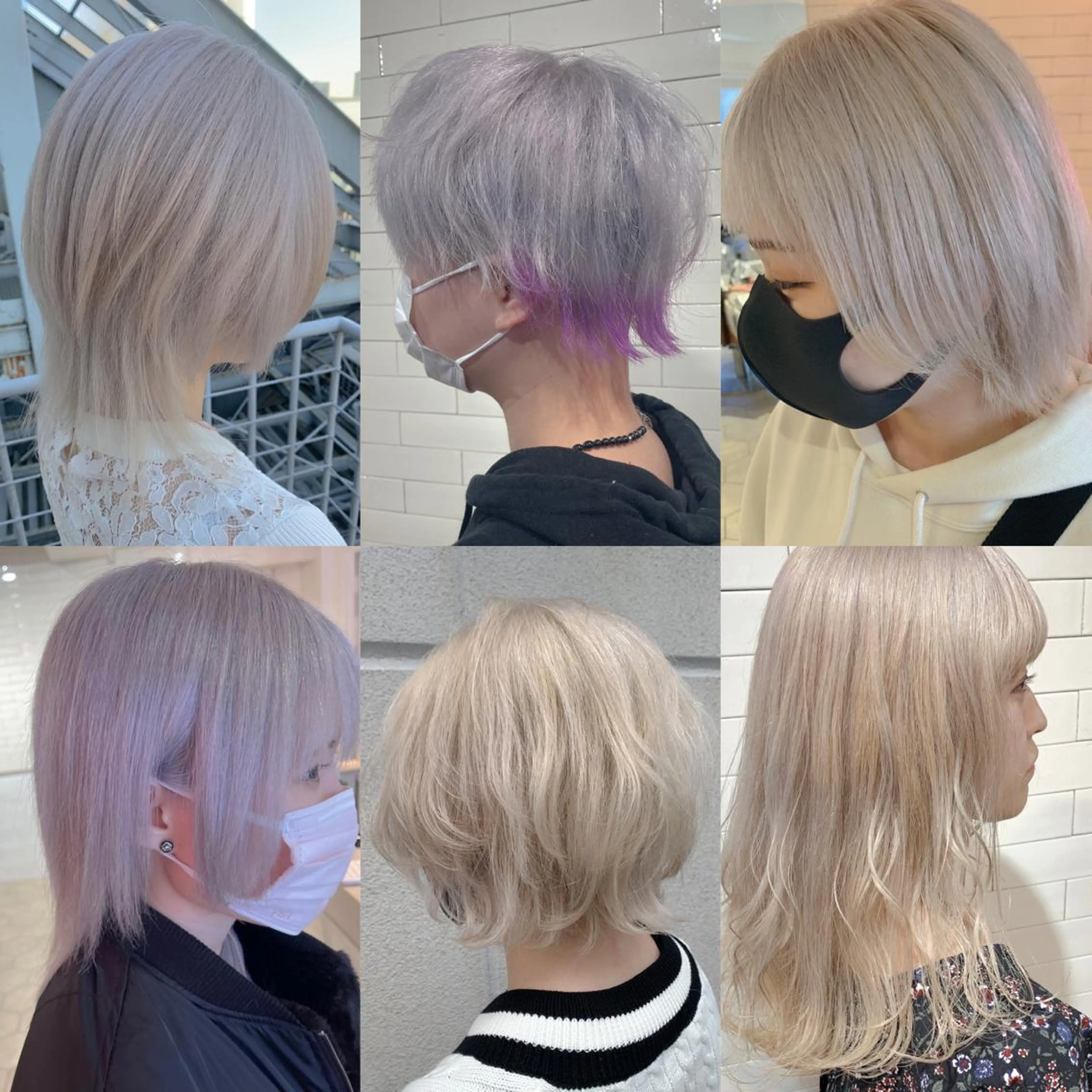 ロング カラー ハイトーンカラー カット ヘアカラー トリートメント 🦋レイヤーカット ミドリカワ🦋のヘアスタイル