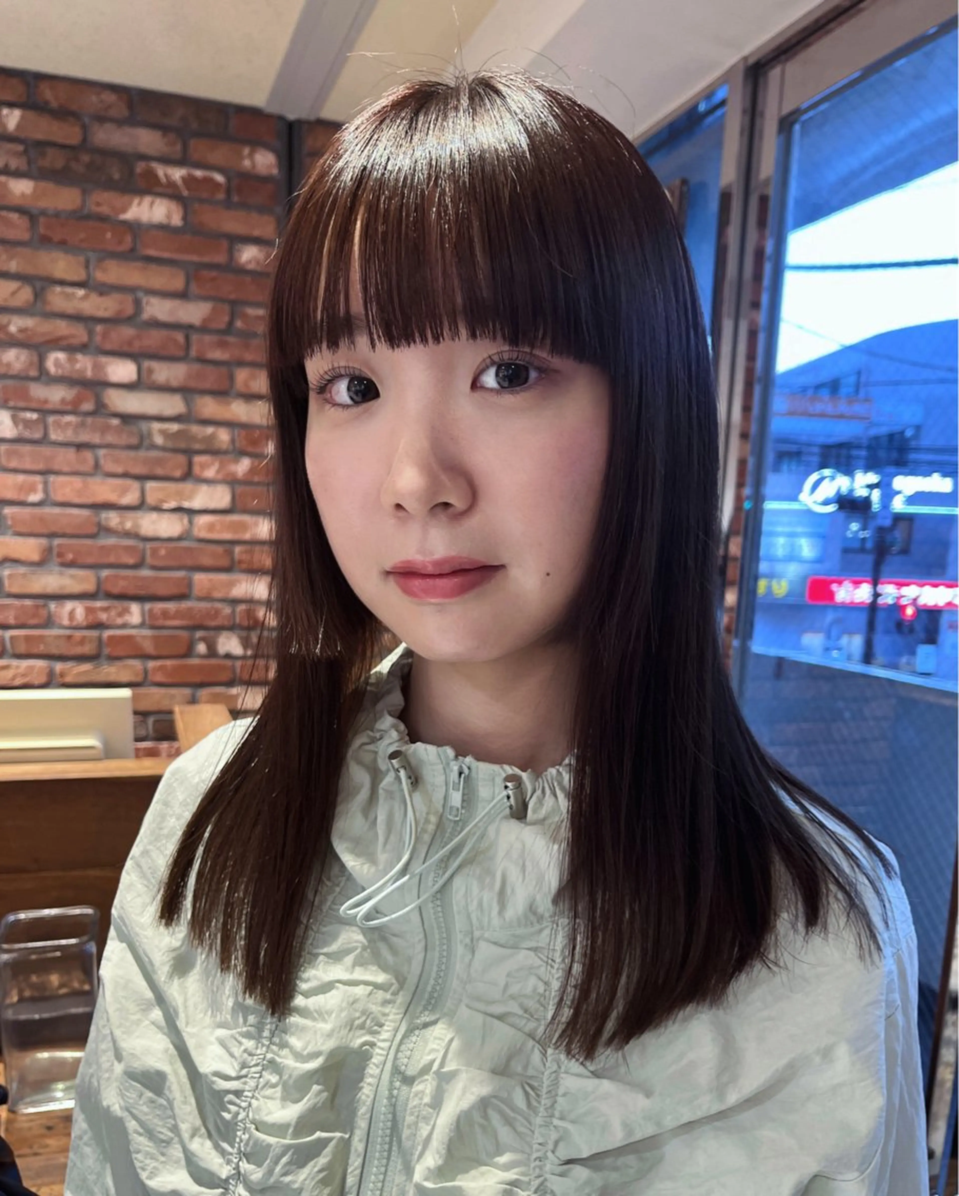 ロング トリートメント カット トリートメント Vicky オリーブ メンズカジュアルのヘアスタイル