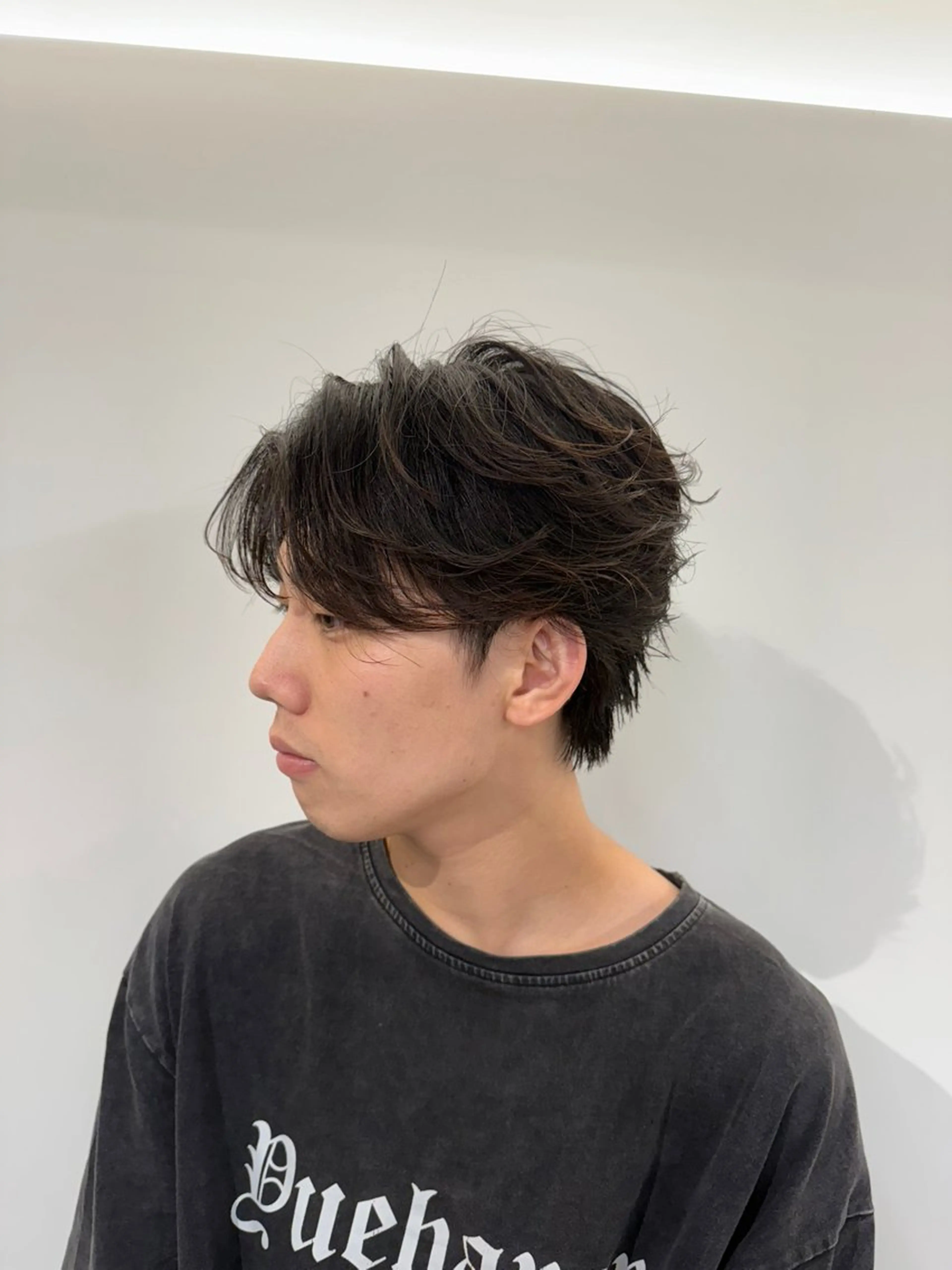 パーマ メンズ フェザーパーマ メンズパーマ 髙橋 翔一のヘアスタイル