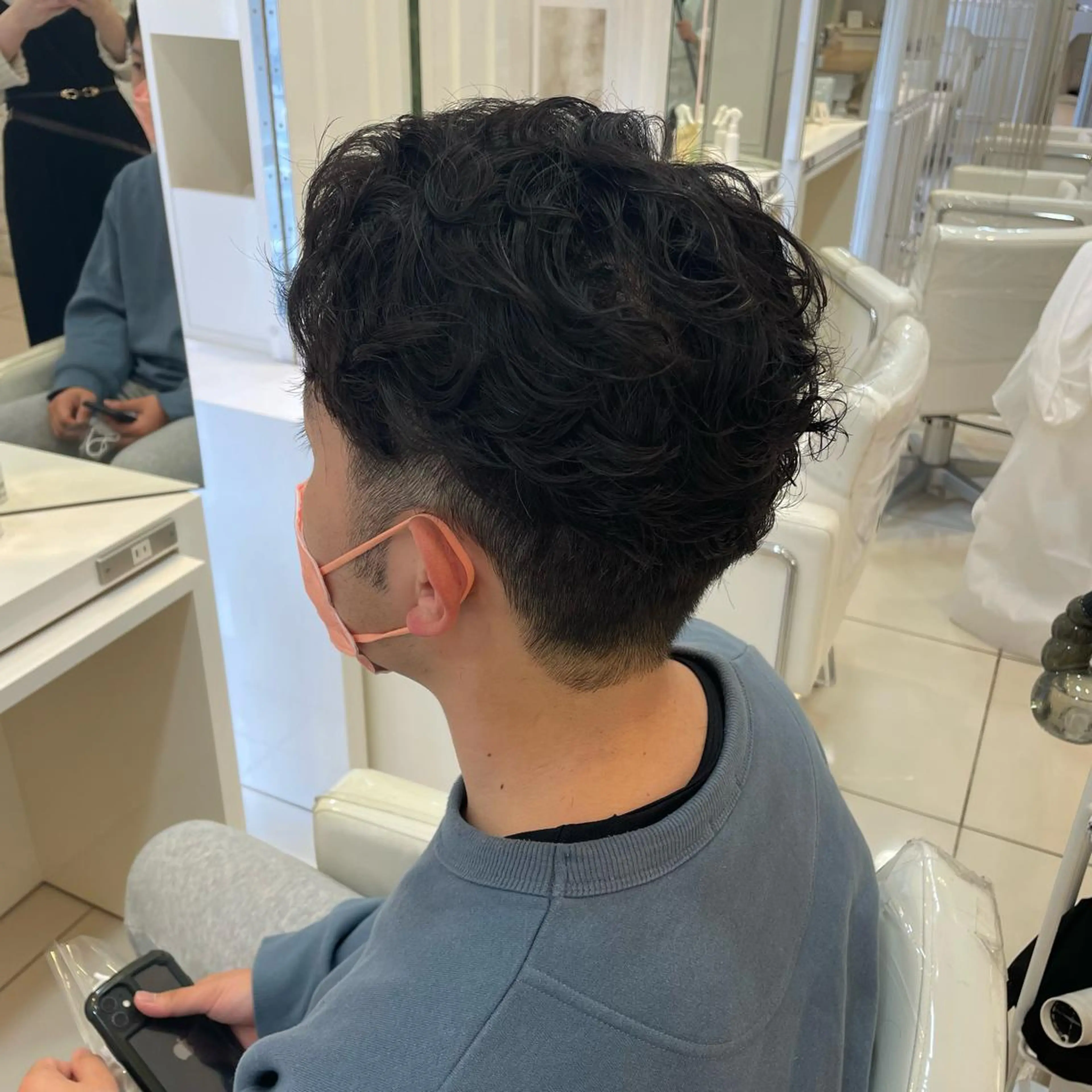 パーマ メンズ メンズパーマ メンズショート BiBi  藪 菜月のヘアスタイル