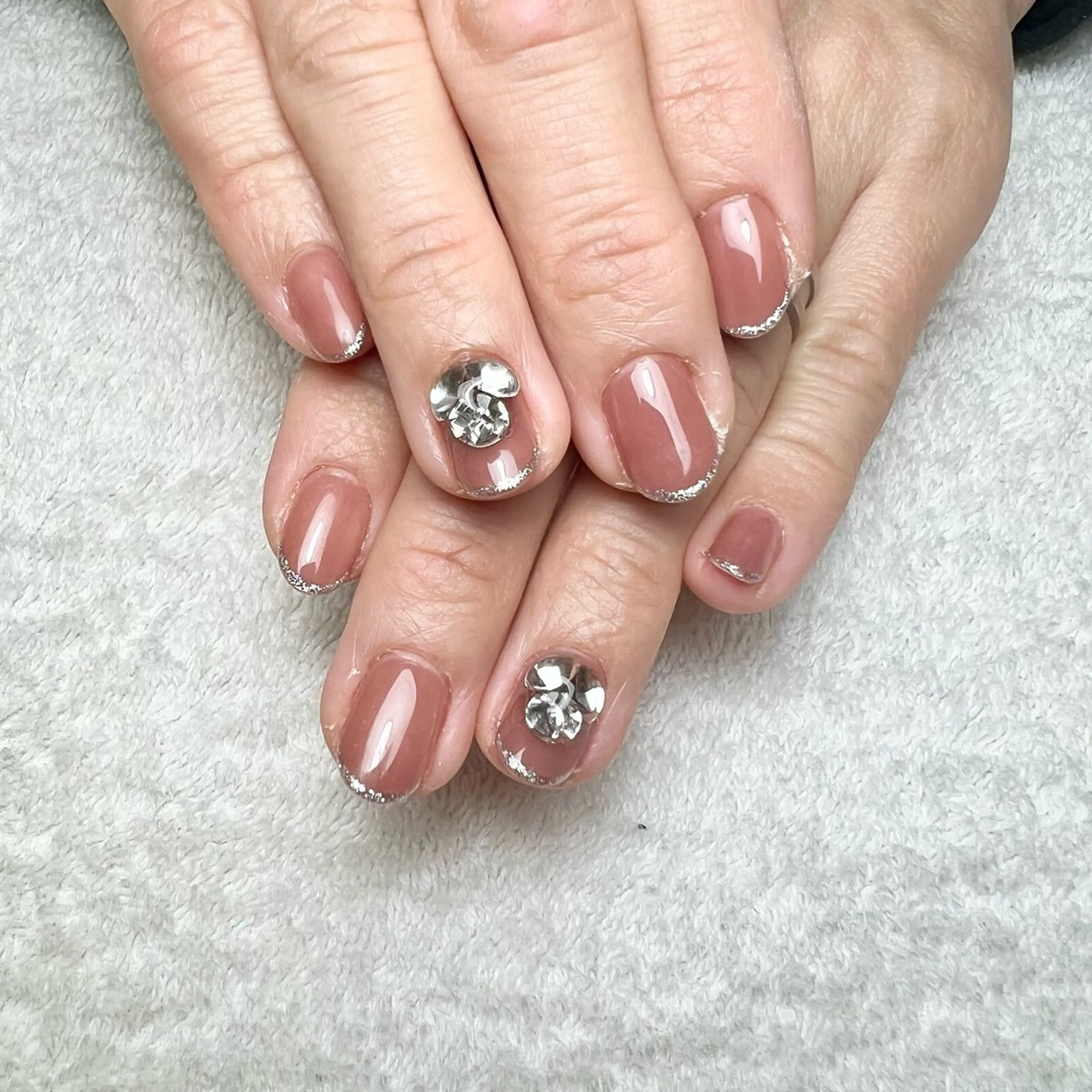 ネイル フレンチネイル シンプルネイル ハンドネイル COCO+所属・COCO +のエステ・リラクイメージ