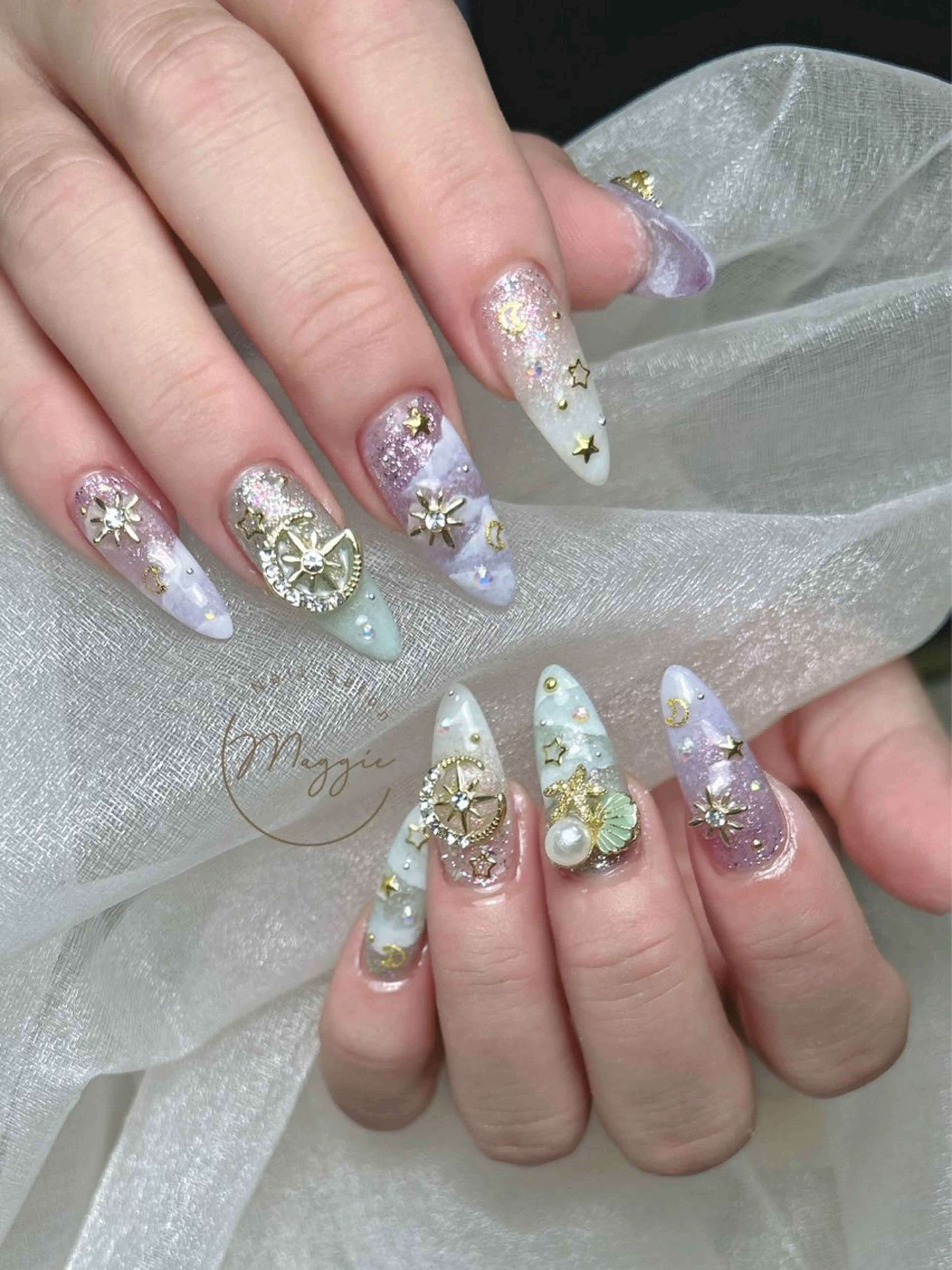 ネイル ハンドネイル Maggie Nail🦩のネイルデザイン