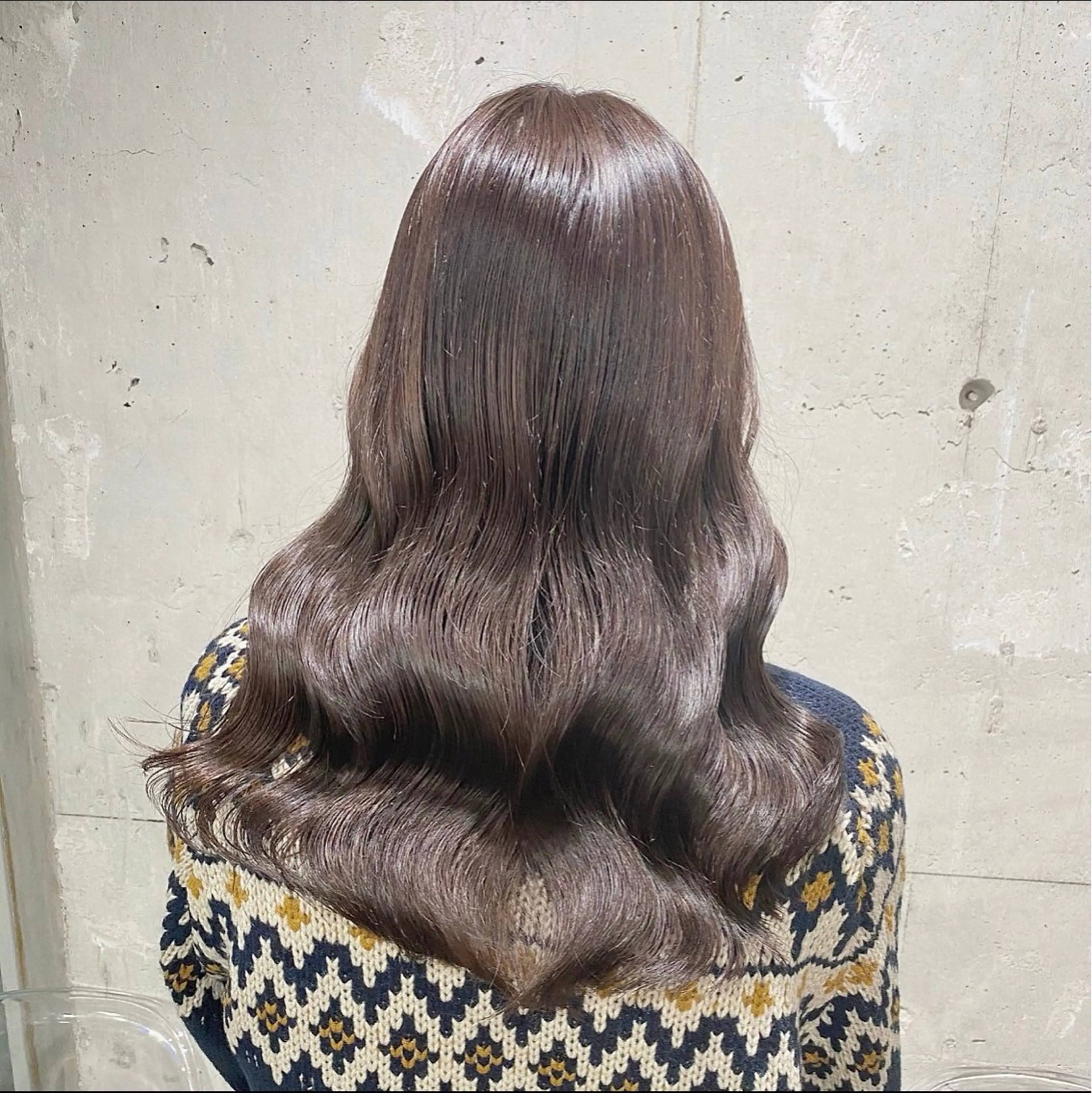 ロング カラー カット パーマ トリートメント ヘアセット 🟦ニュアンス/メン ズパーマ横浜🟦のヘアスタイル