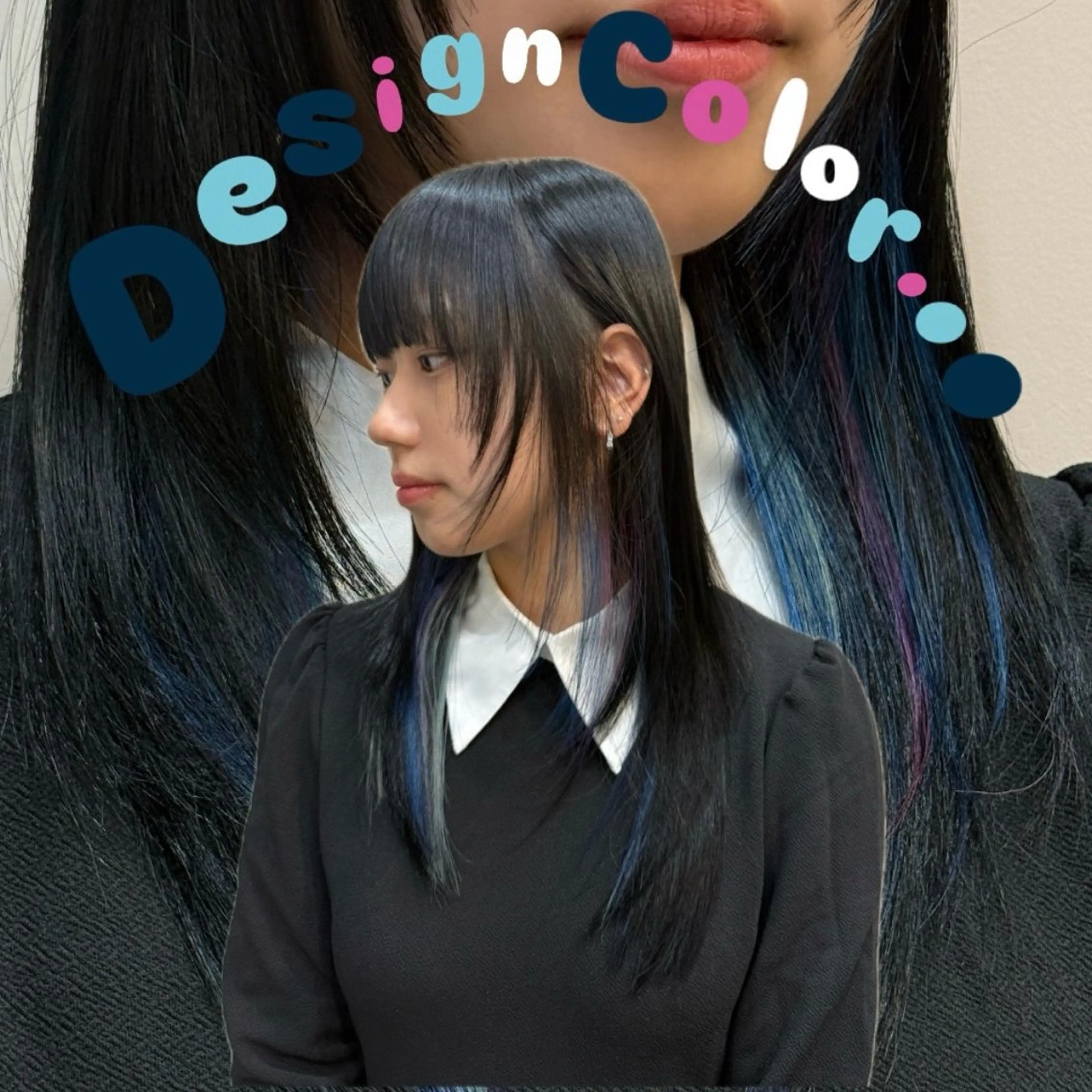 カラー インナーカラー ヘアカラー igggy所属・松岡 茉和のヘアスタイル