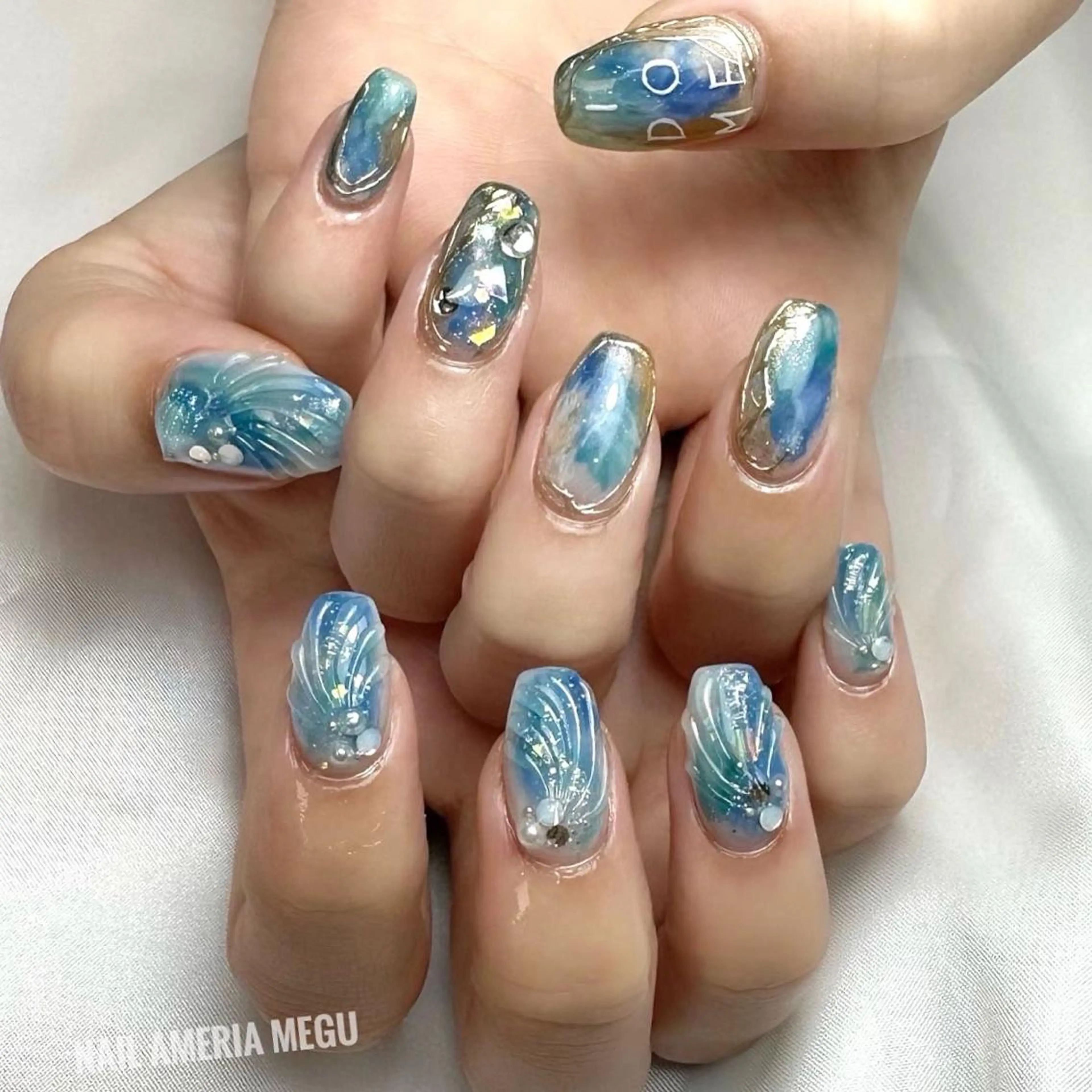 ネイル ニュアンスネイル ハンドネイル Nail ameria megu所属・ameria meguのネイルデザイン