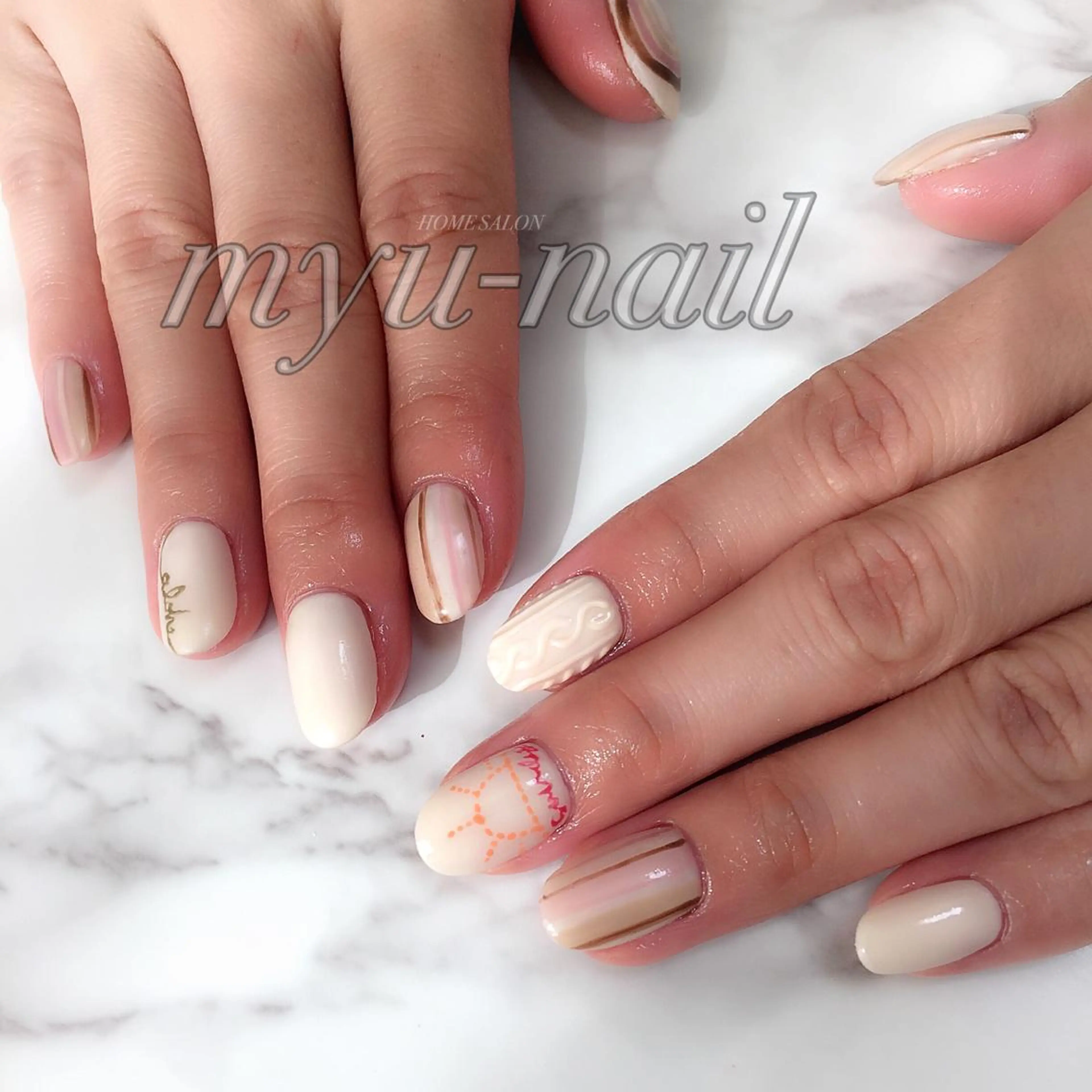 ネイル ホームサロン myu-nailのネイルデザイン