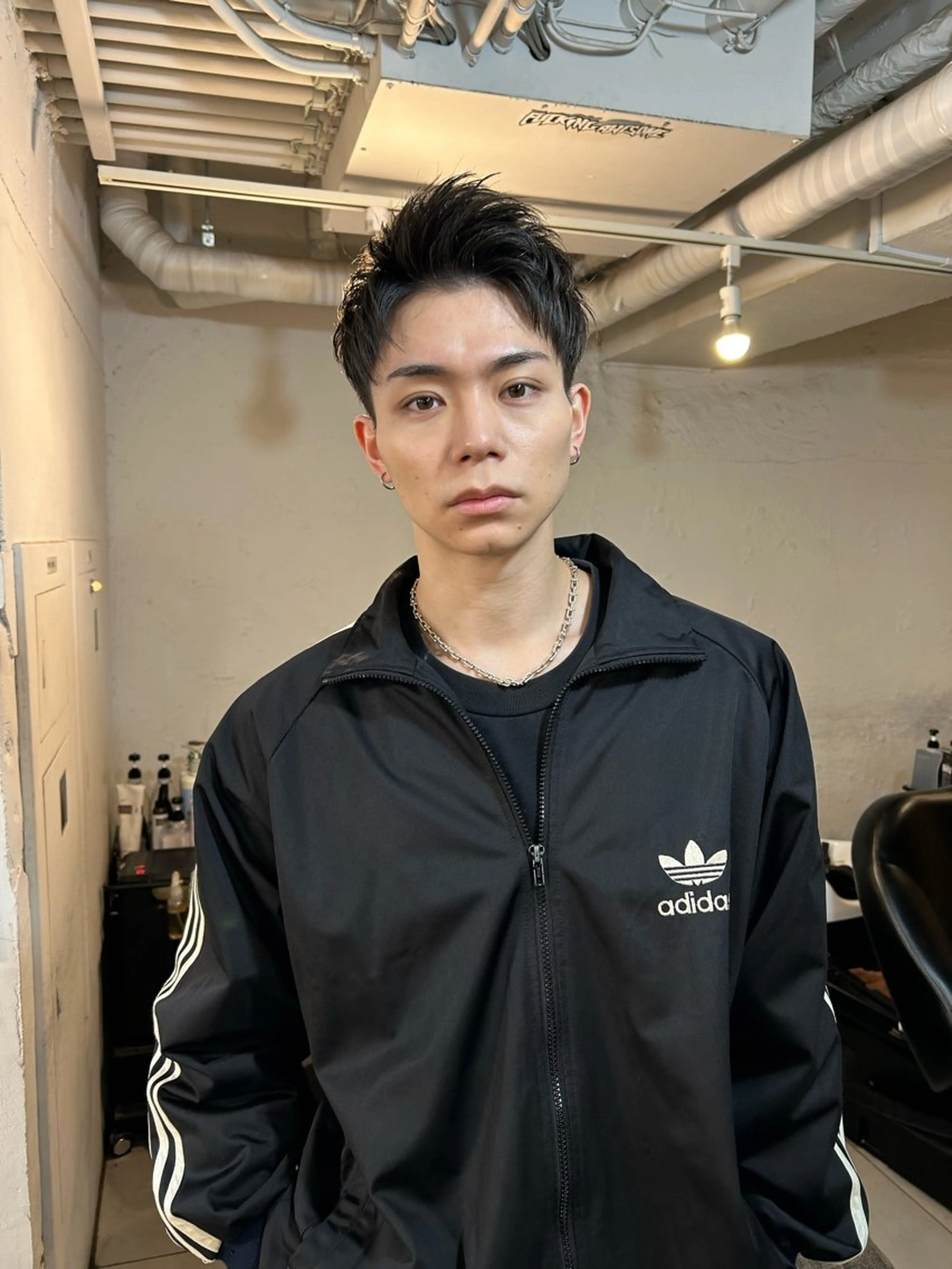 メンズ アップバング 刈り上げ カット メンズ特化美容師 水野友貴のヘアスタイル