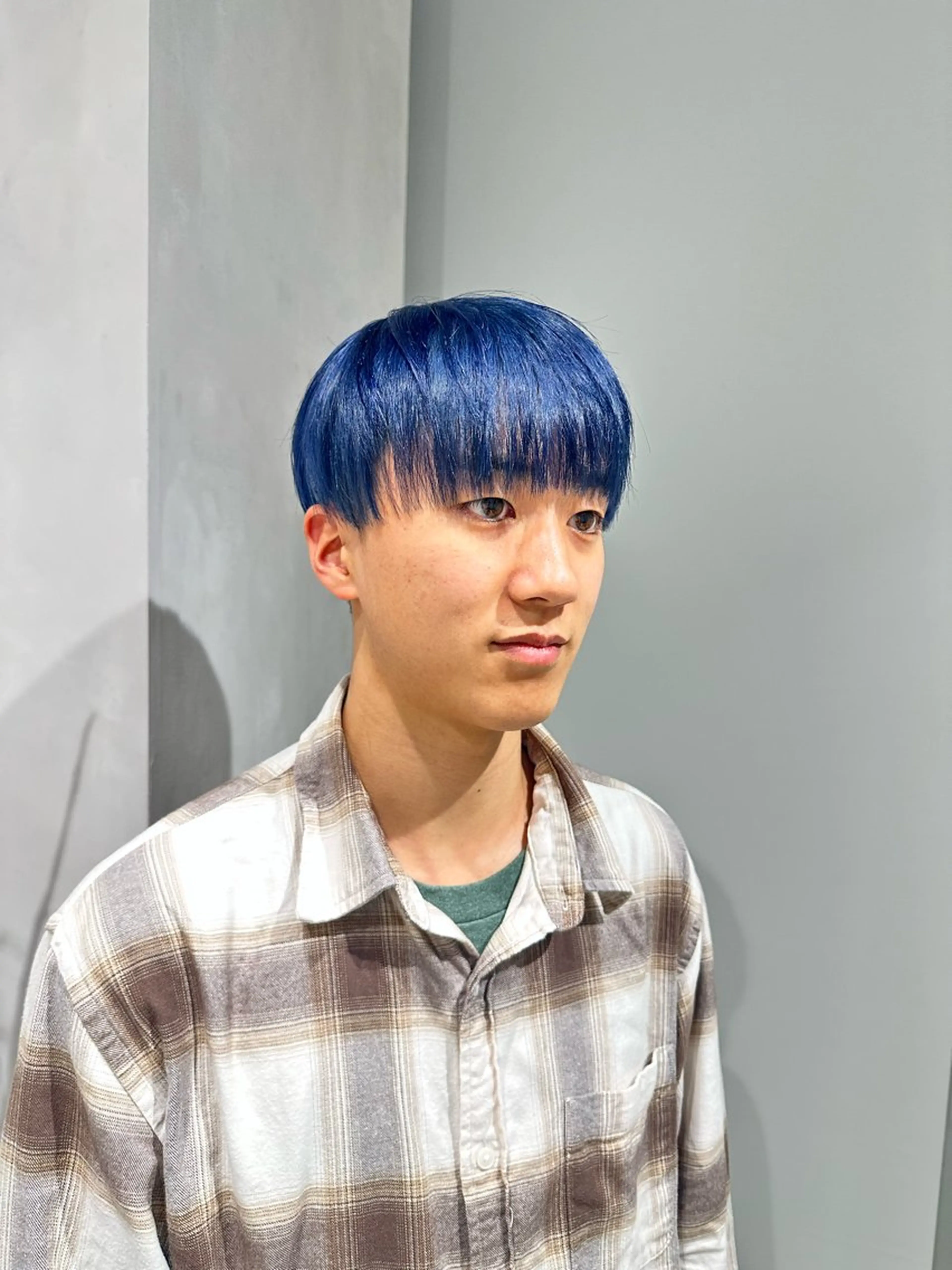 ショート カラー メンズ ヘアカラー 渋谷レイヤーカット/ 暖色艶カラー🩵高橋のヘアスタイル