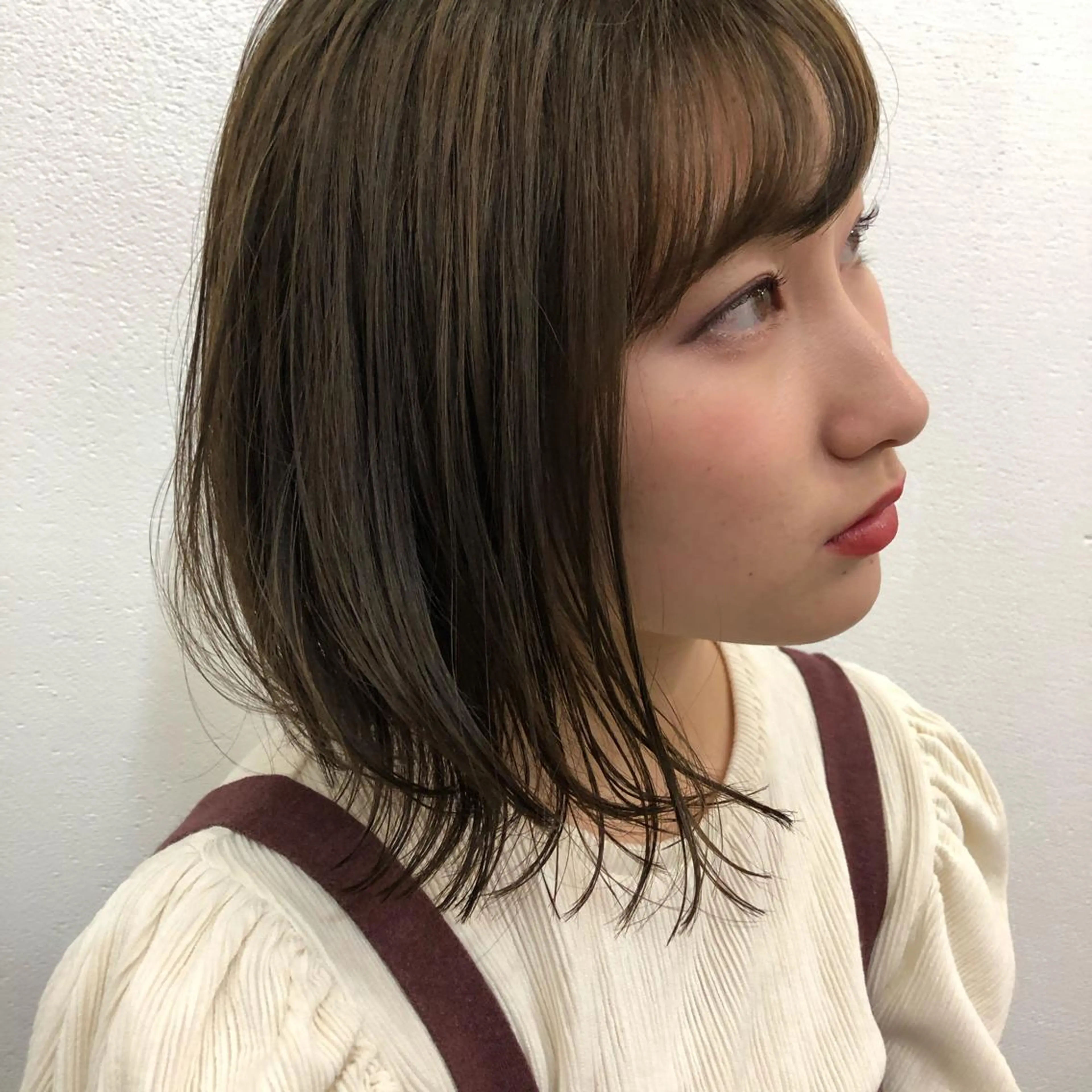 ミディアム カラー ベージュカラー ブリーチ ミント ミントベージュ ツヤ美髪💐 髪質改善/高山愛来のヘアスタイル