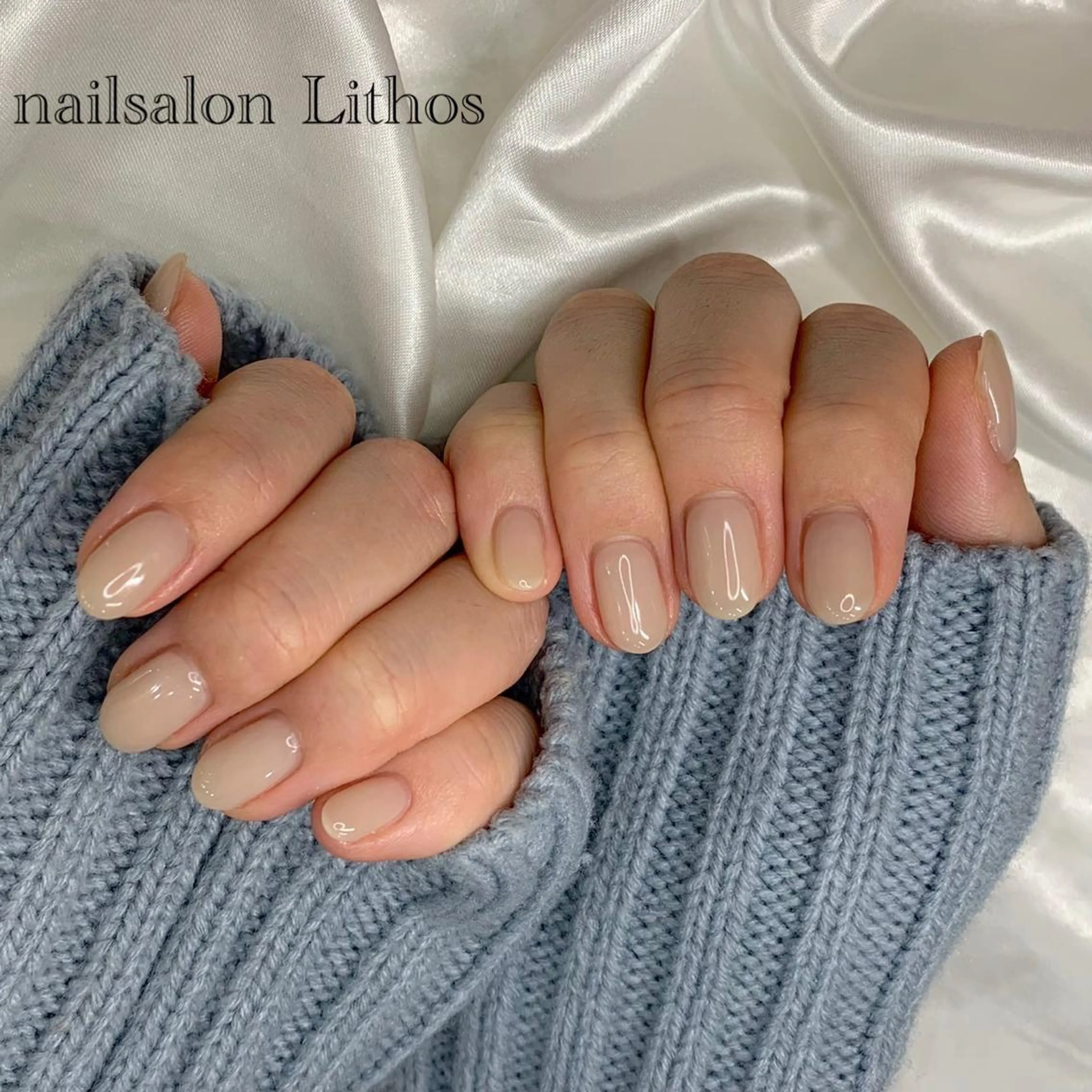 ネイル ワンカラーネイル ハンドネイル nailsalon Lithos所属・nailsalon Recontreのネイルデザイン