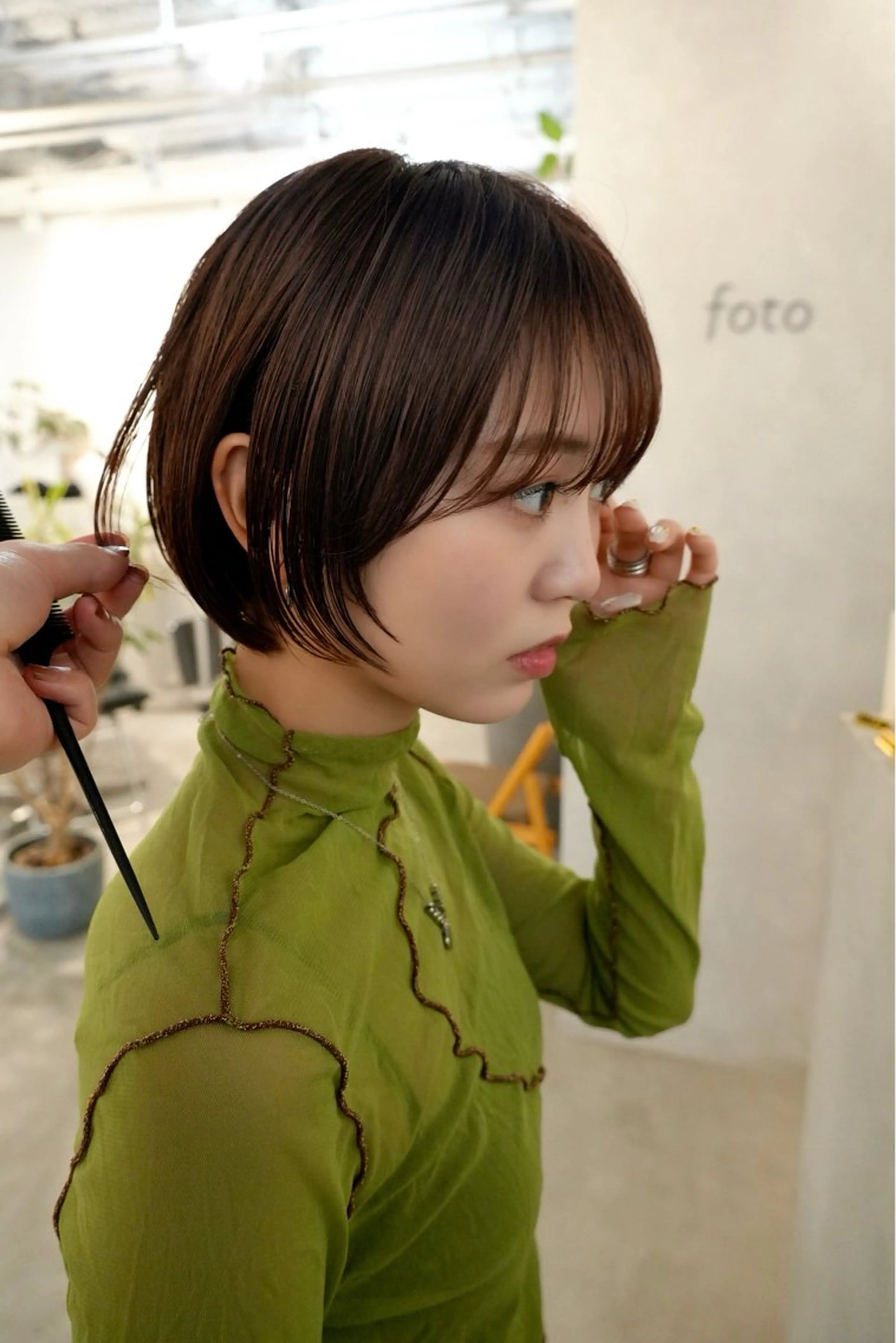 ショート カット ヘアカラー 骨格診断で絶対可愛い ✨丸みショート✨凌弥のヘアスタイル