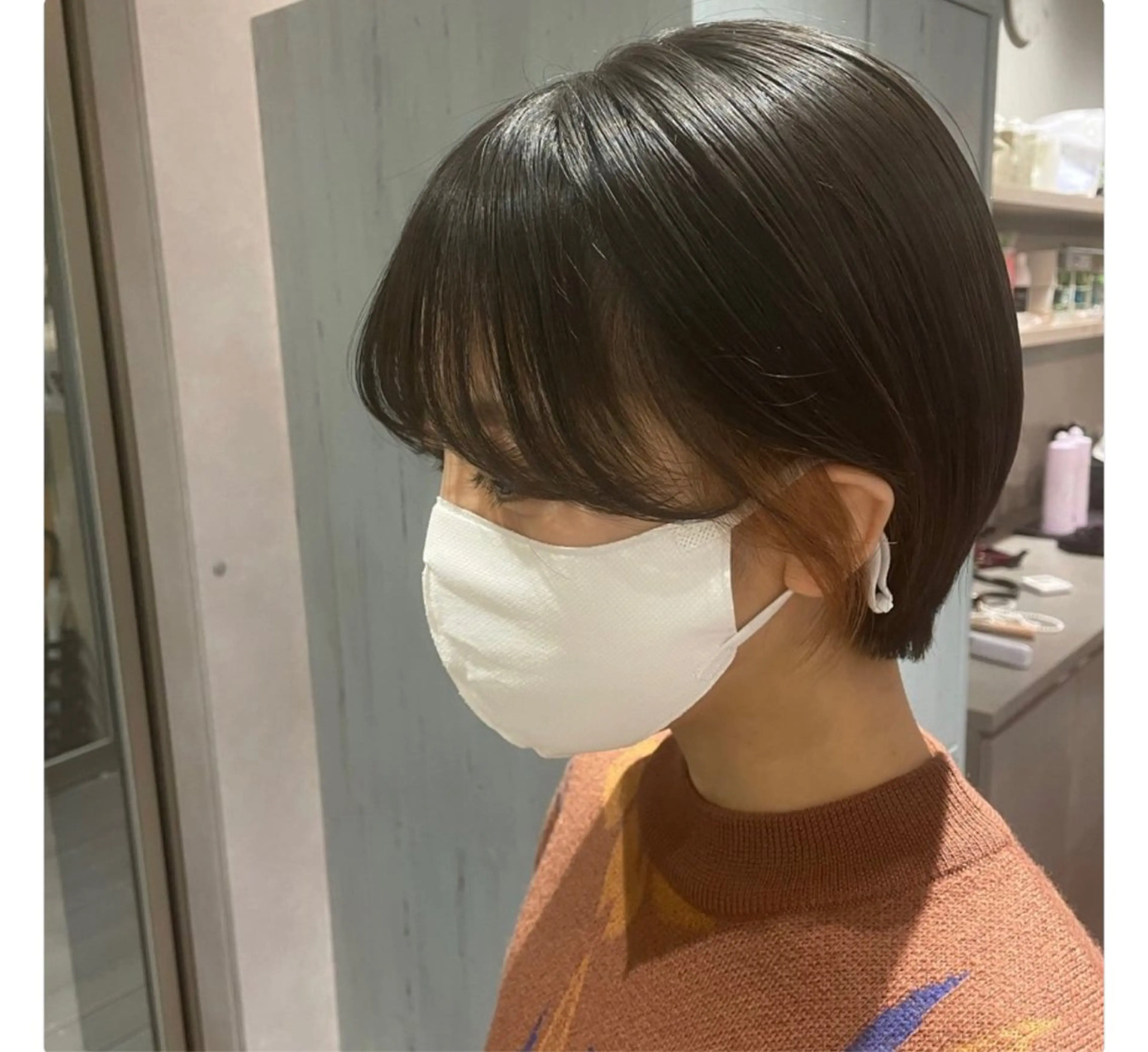ショート カラー 韓国風/オシャレ /縮毛矯正/滝口琴未のヘアスタイル