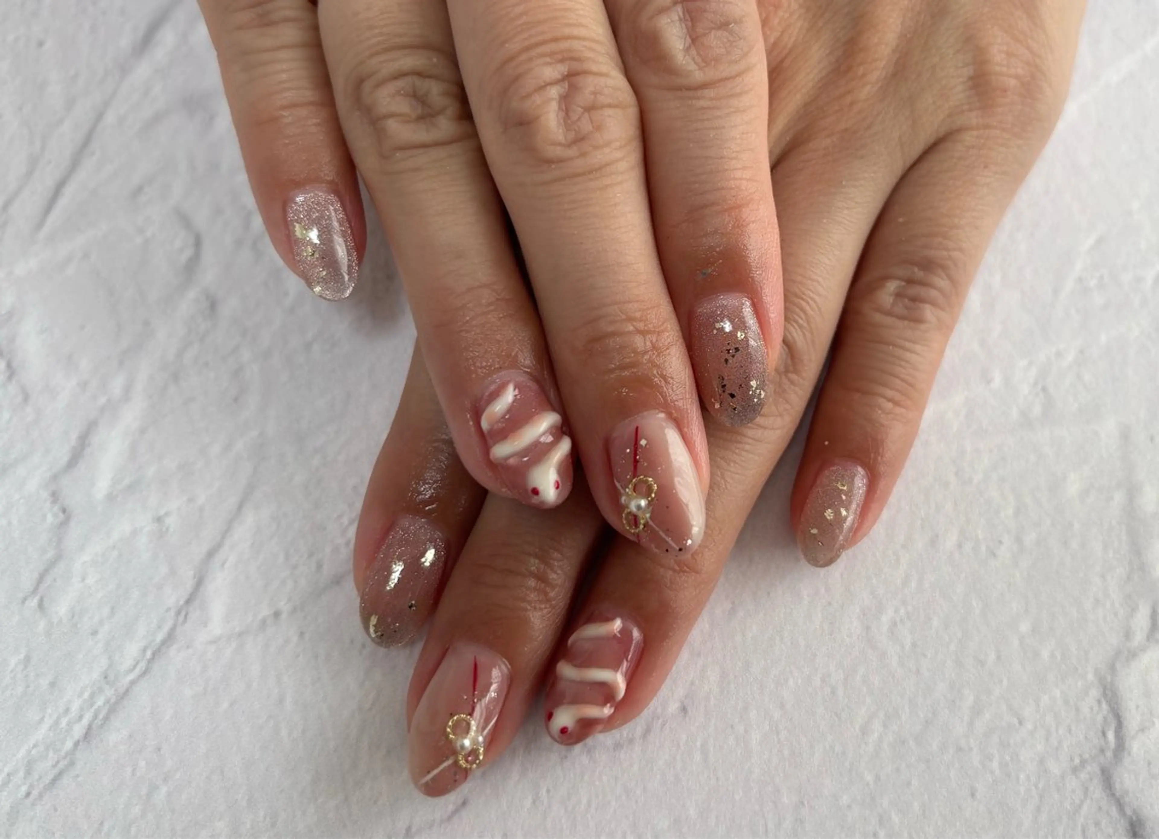 ネイル 愛川町 あんすりうむのネイルデザイン