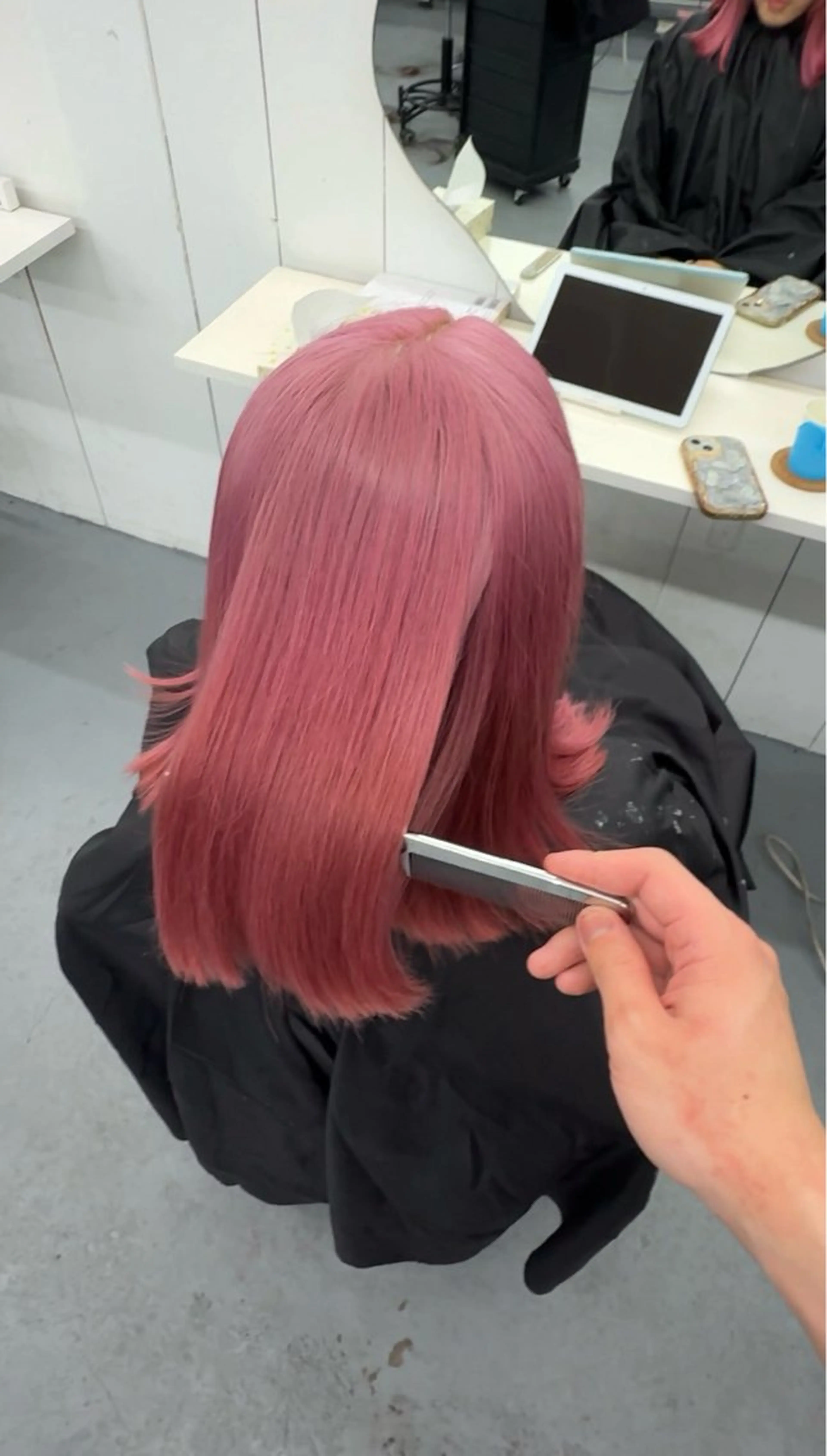 ロング カット ヘアカラー トリートメント 【柏】ハイトーン× 美髪矯正💫だいちのヘアスタイル