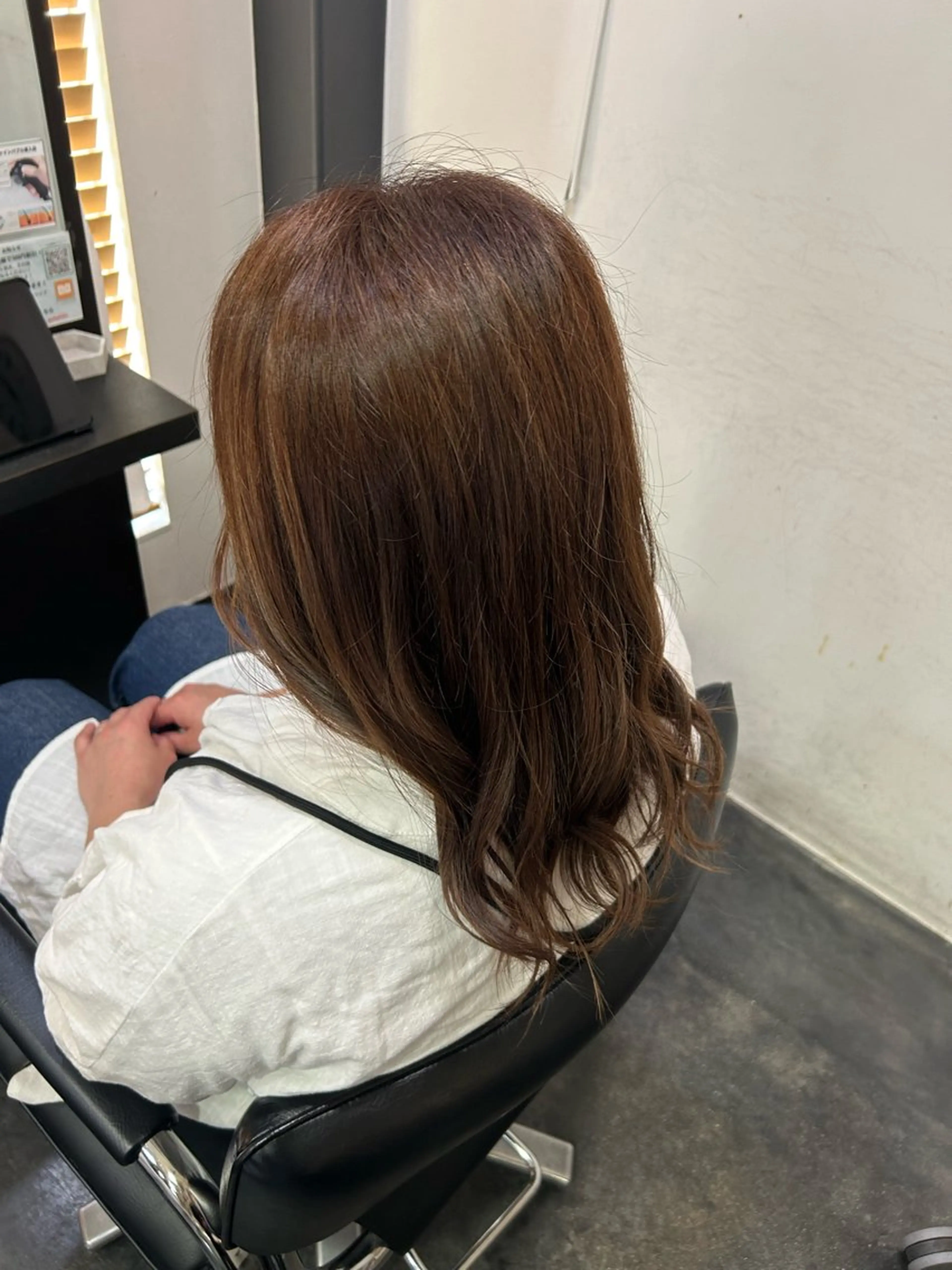 カラー ベージュカラー 福井 愛瑠のヘアスタイル