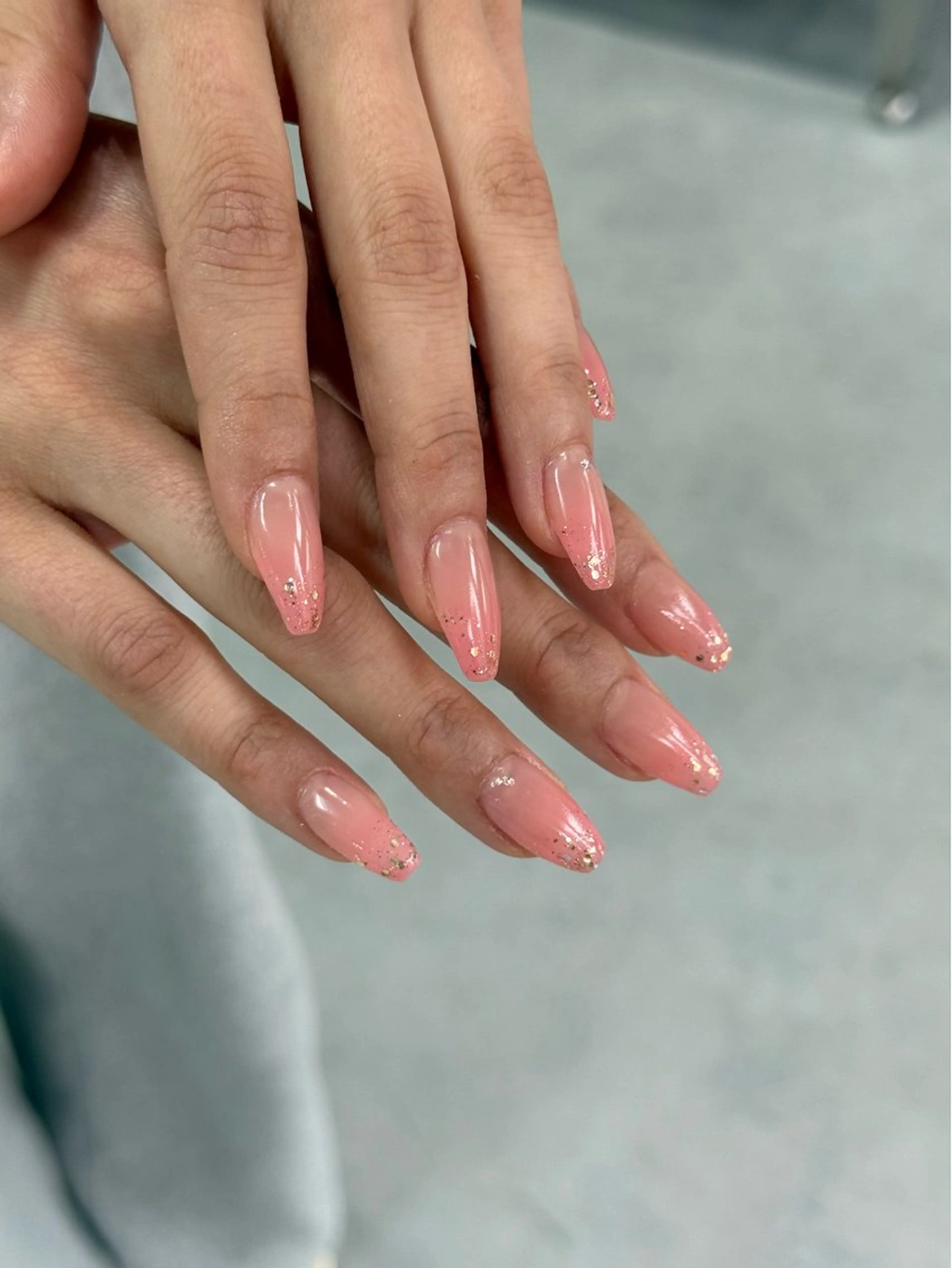 ネイル 長さ出し オフィスネイル MISATO ネイリスト福岡/薬院のネイルデザイン