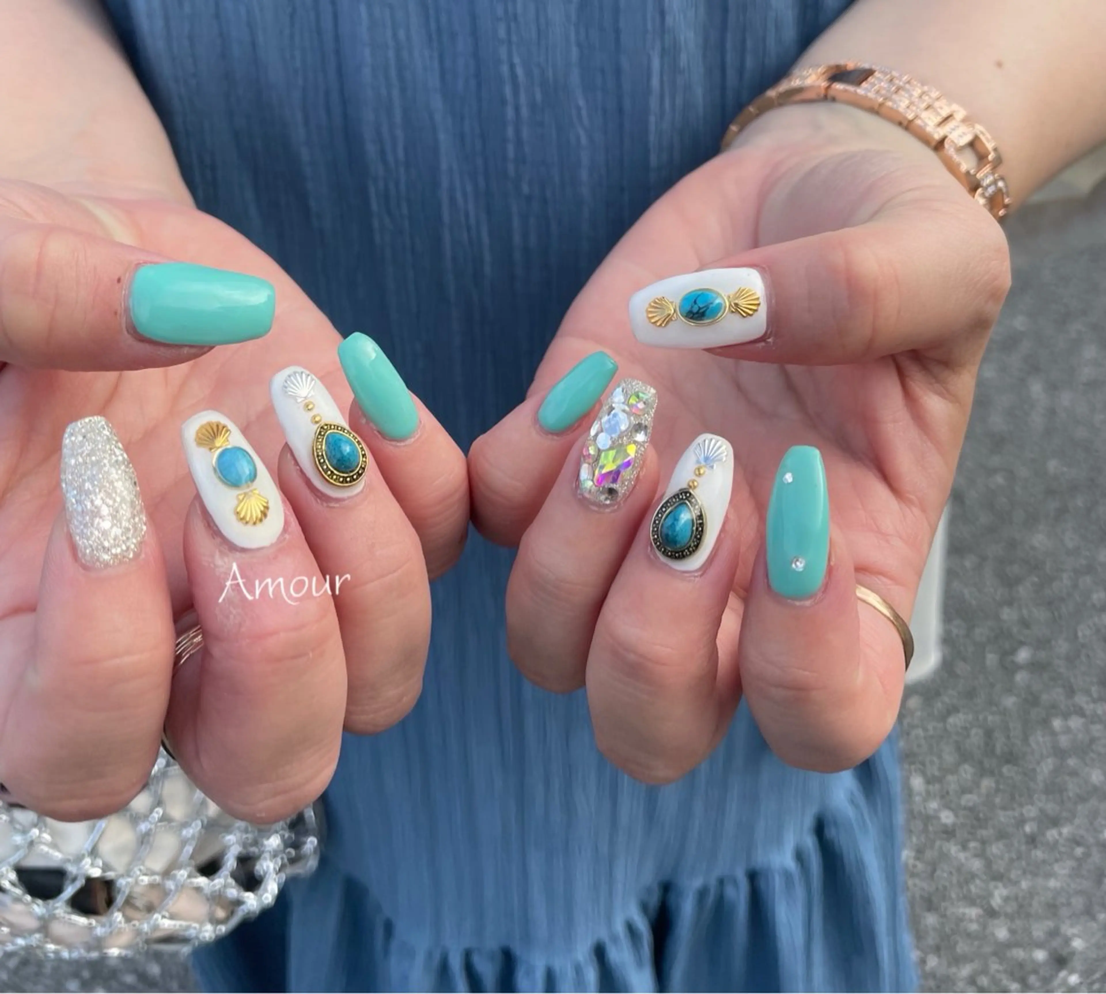 ネイル 持ち込み Nail Salon Amourのネイルデザイン