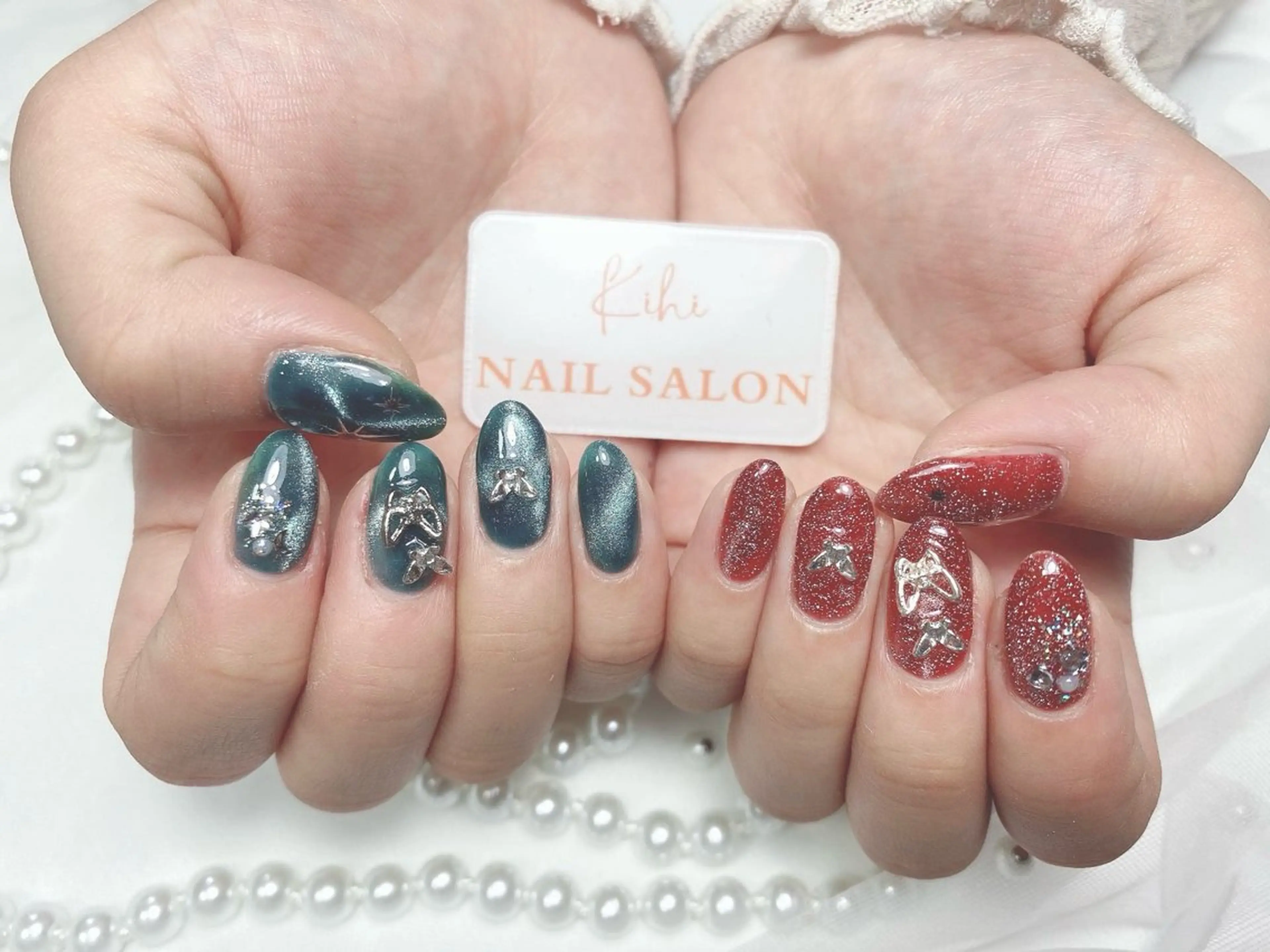 ネイル アートネイル フレンチネイル ジェルネイル グラデーション 韓国ネイル ハンドネイル ハンドケア さくら💮💮 【オフ無料】のネイルデザイン