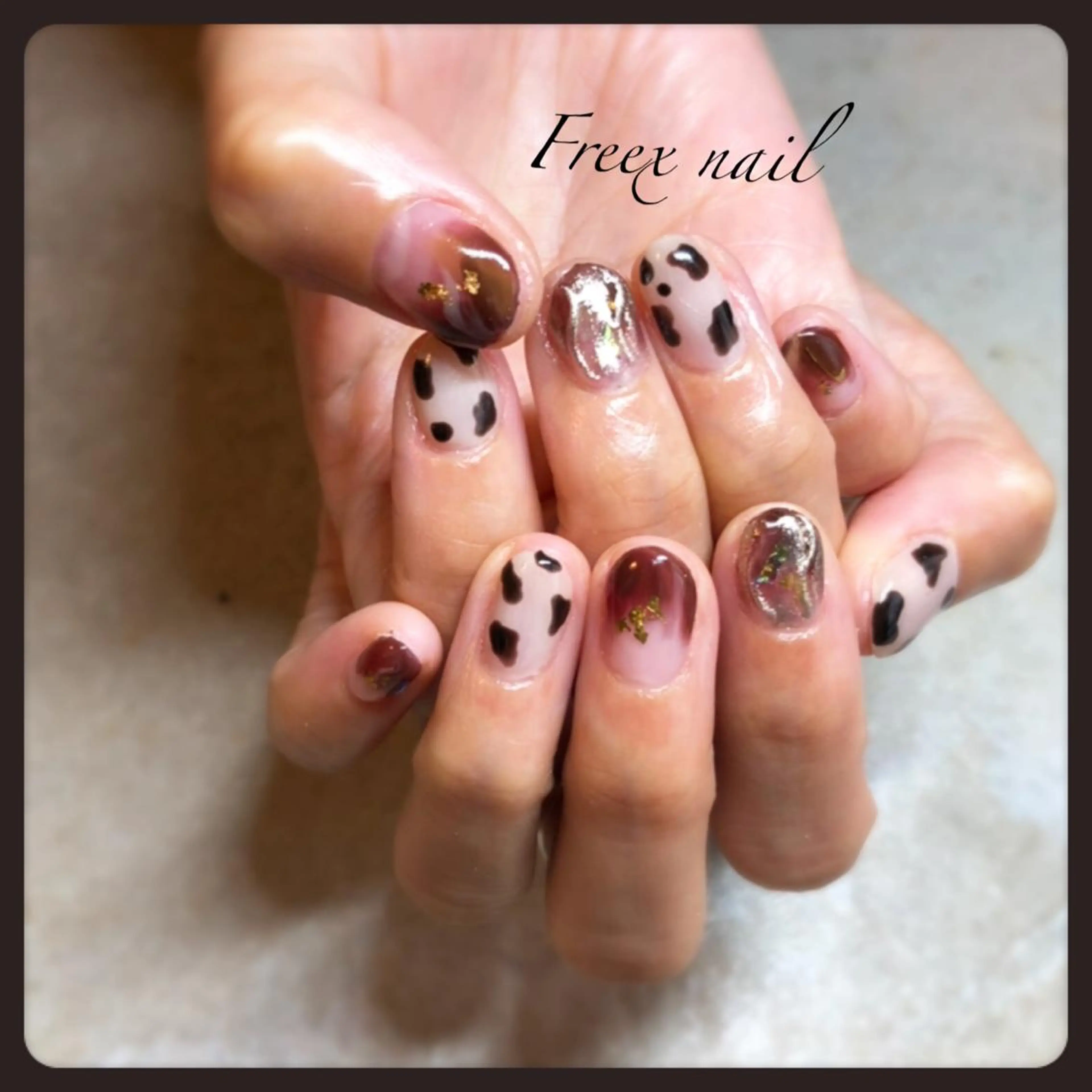 ネイル Freex nail所属・freex nail /ニュアンス/個性派のネイルデザイン
