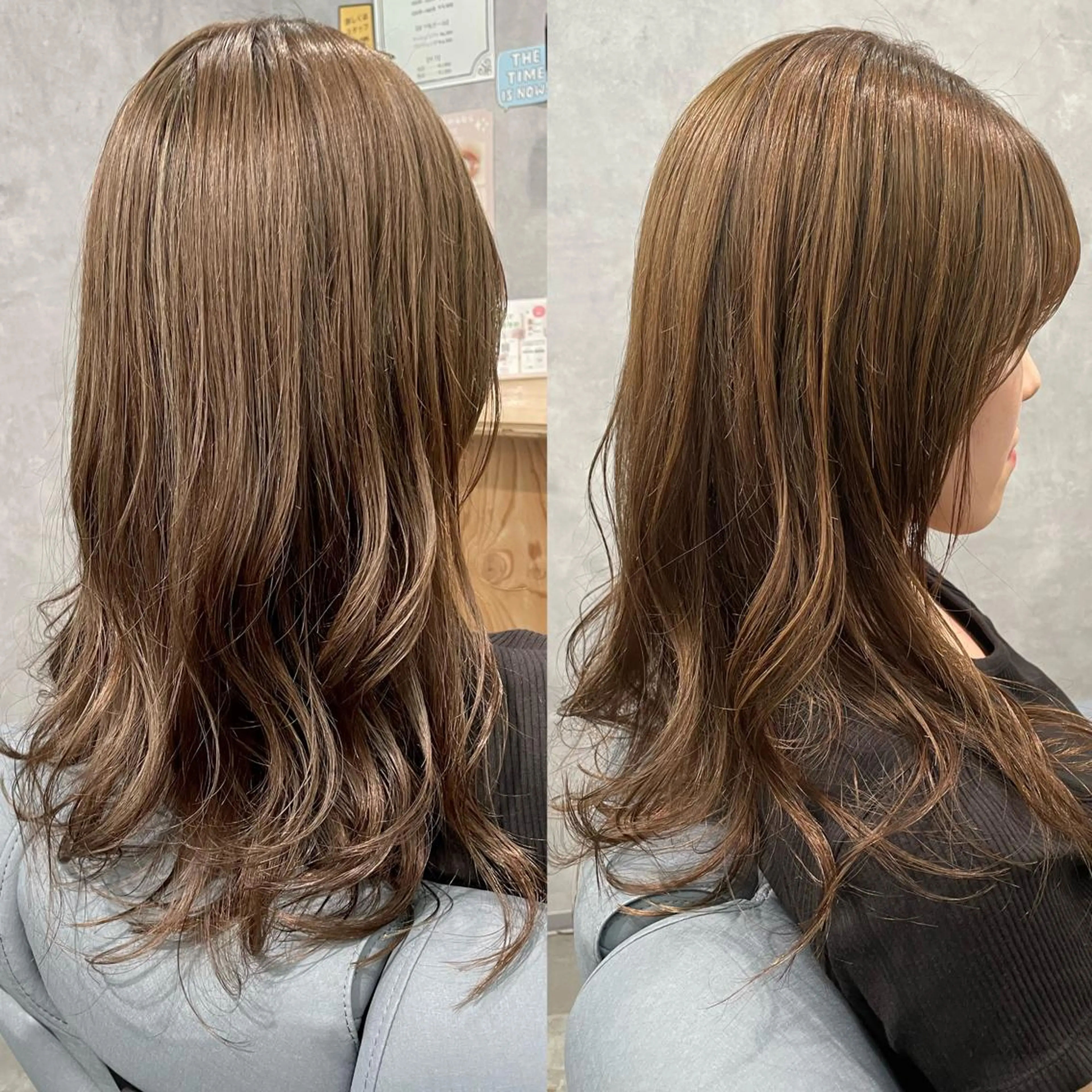 ロング カラー 黒岩 梨沙のヘアスタイル