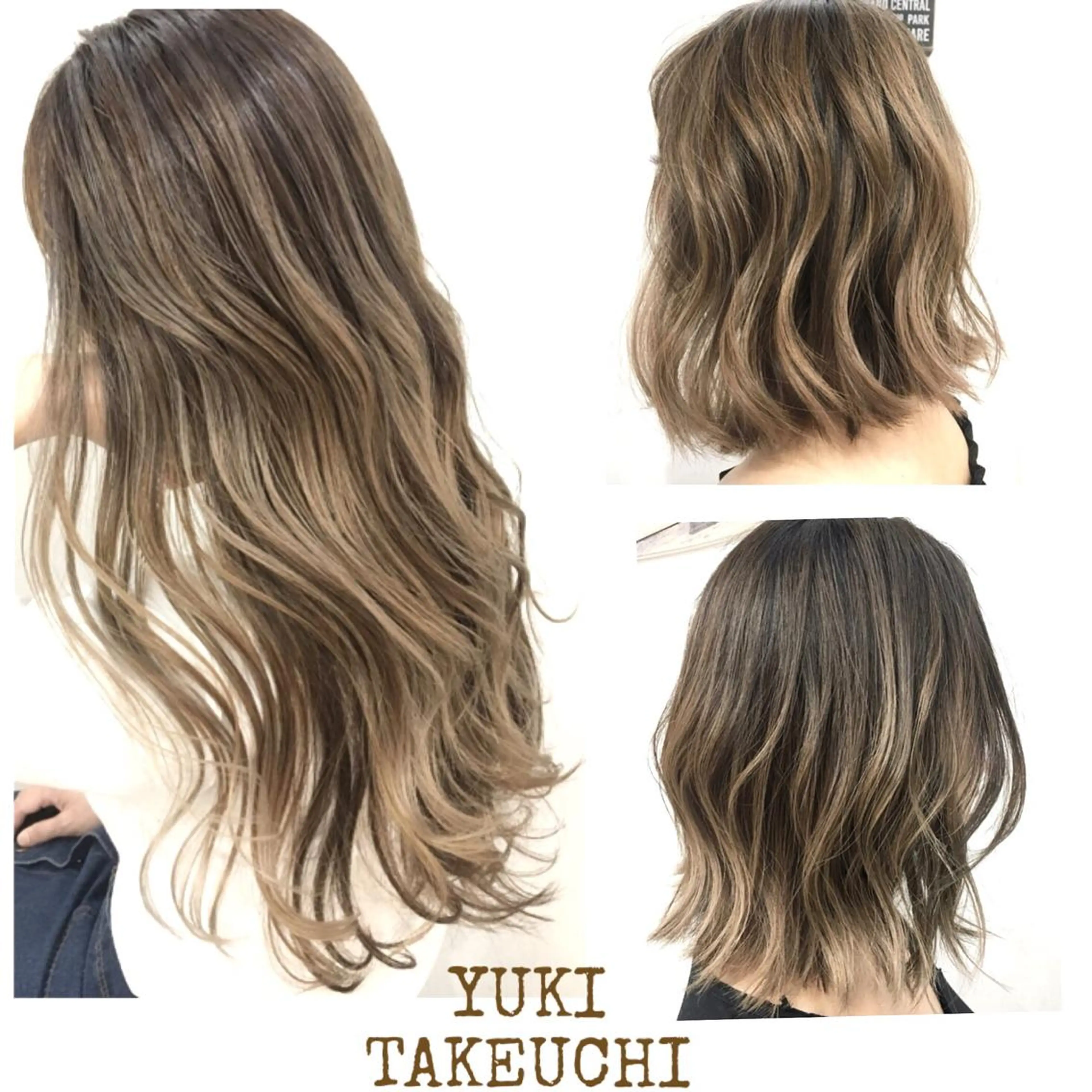 ロング カラー デザインカラー 武内 由貴のヘアスタイル