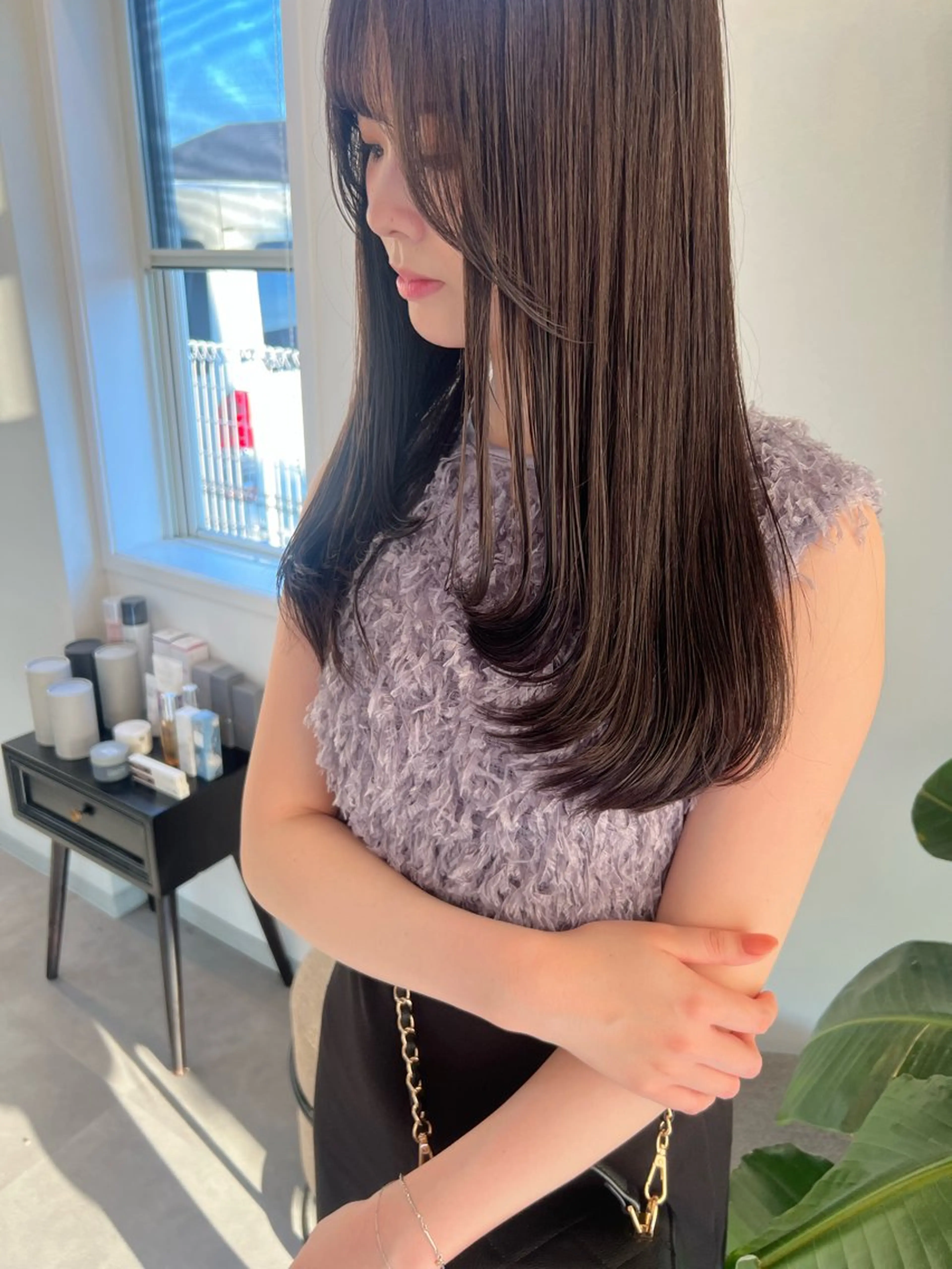 ロング カット RIENS Xrea nanami ʚଓのヘアスタイル