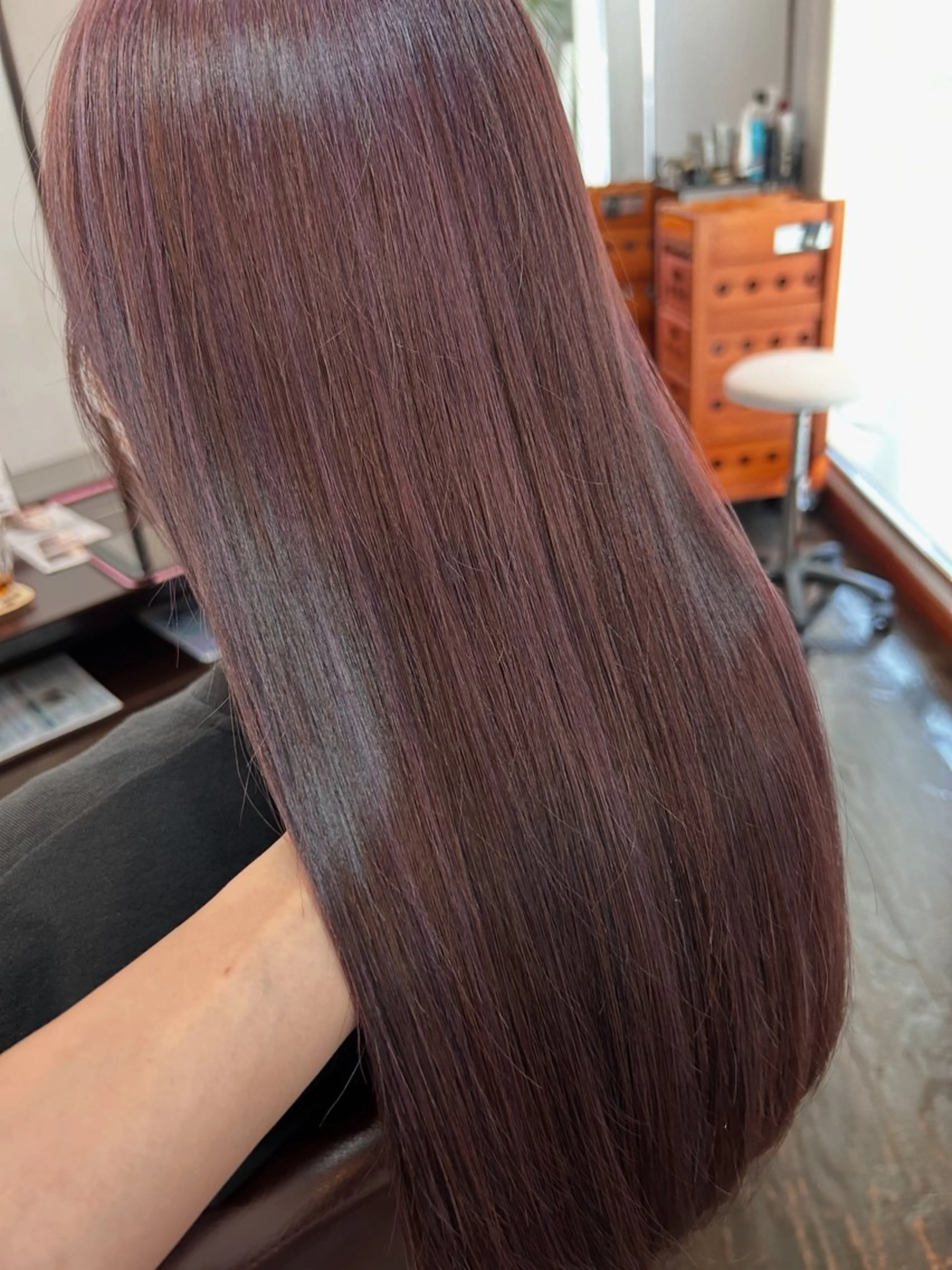 カラー ラベンダーカラー ピンクカラー ピンクラベンダー 坂本 瑞季 🤍 髪質改善のヘアスタイル