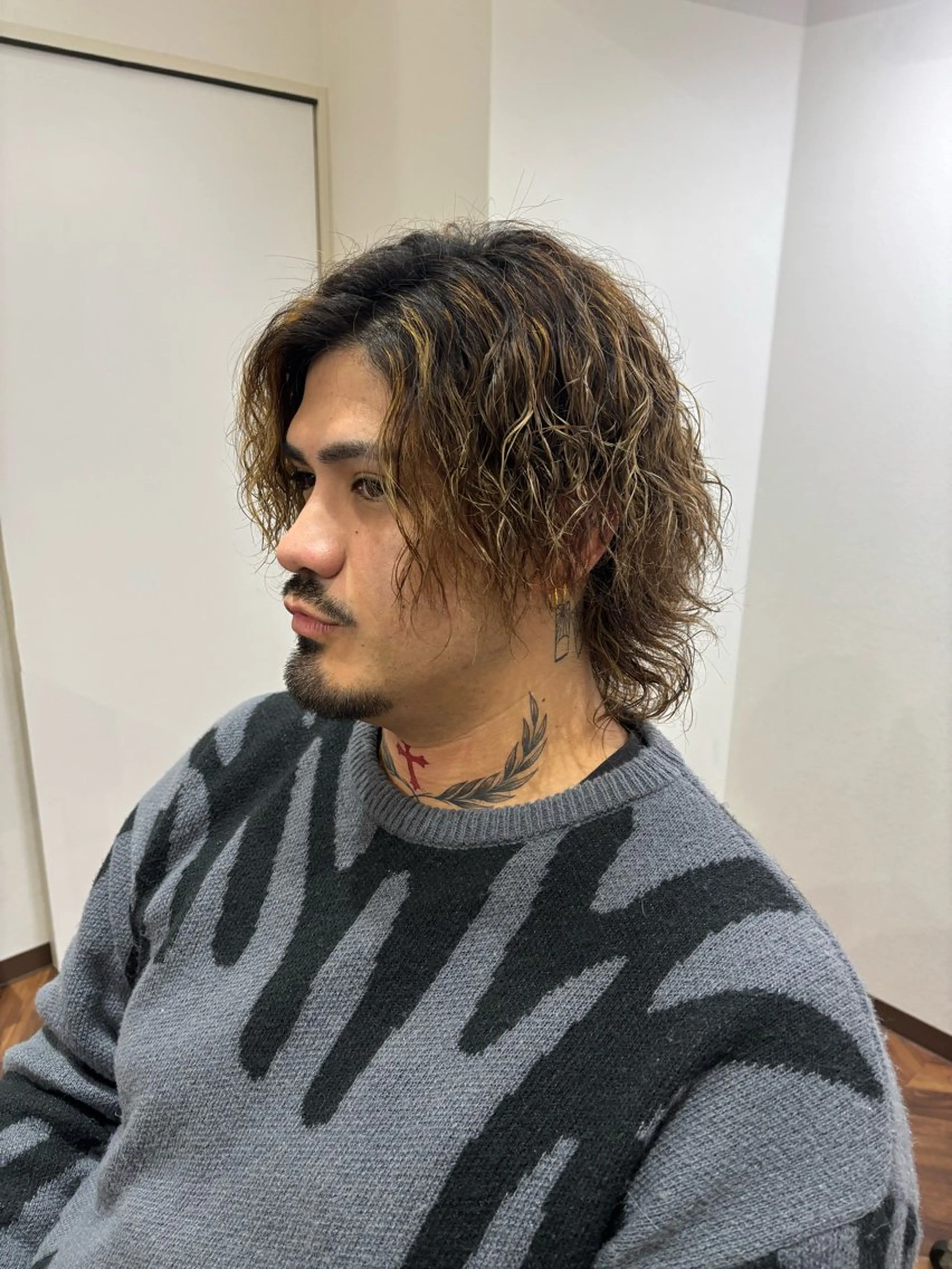 パーマ メンズ パーマ hina /大曽根駅のヘアスタイル