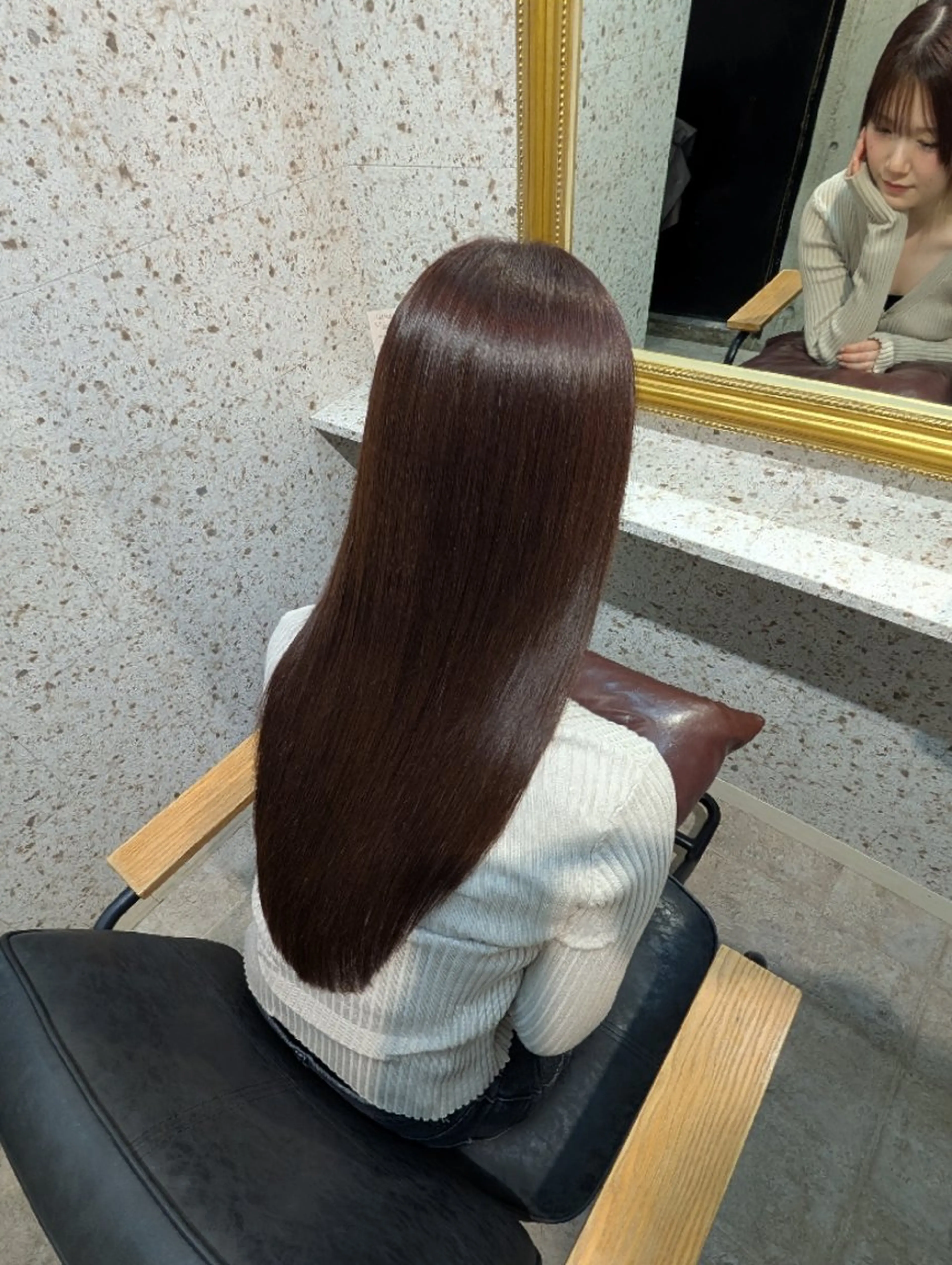ロング カラー 髪質改善 トリートメント 縮毛矯正 トリートメント Mood hair salon所属・髪質改善.縮毛矯正 ×韓国ヘアyukiのヘアスタイル