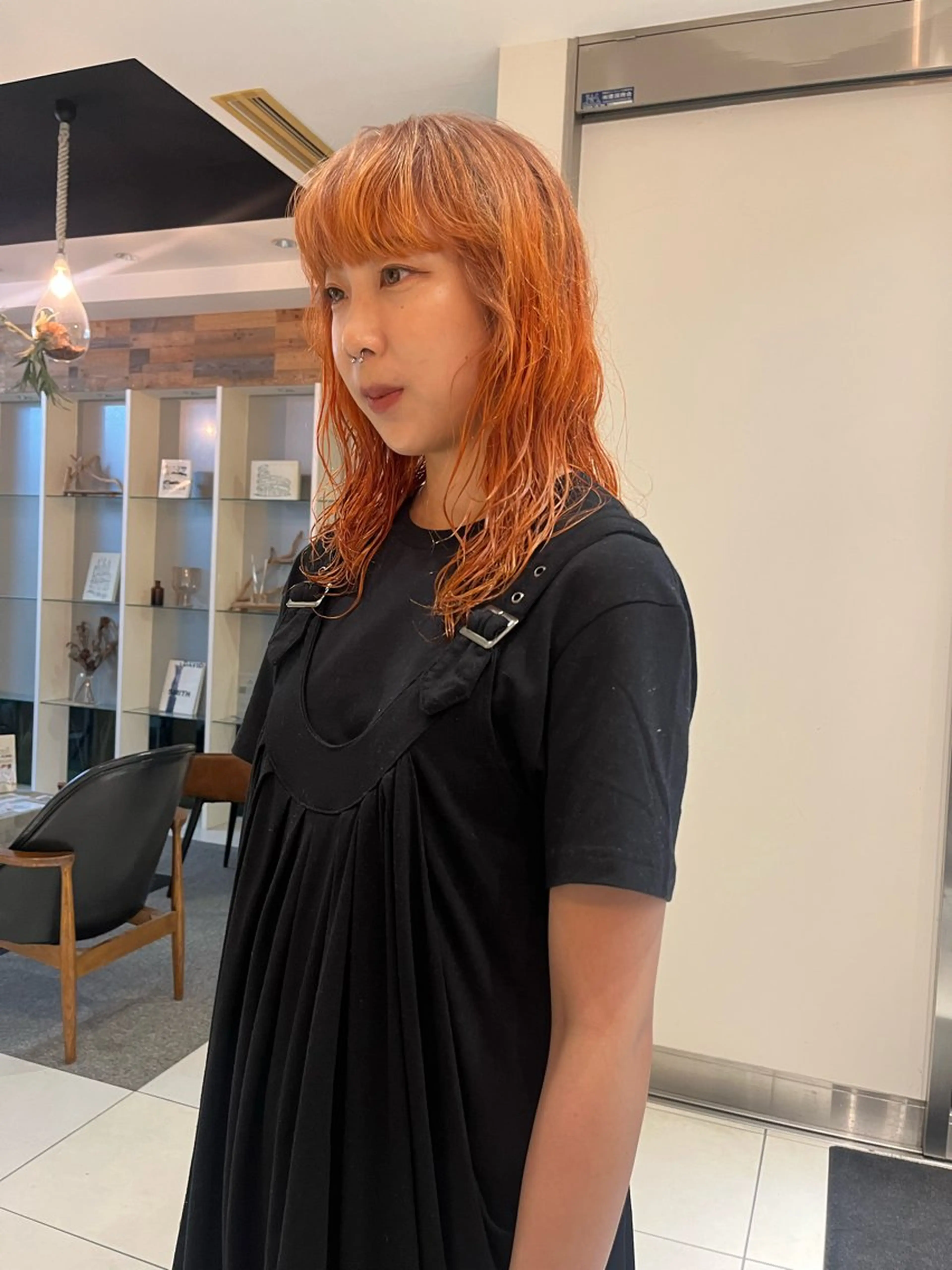 セミロング パーマ セミロングパーマ sabo ladies salon所属・ヨシカ/透明感カラー 酸性ストレートのヘアスタイル